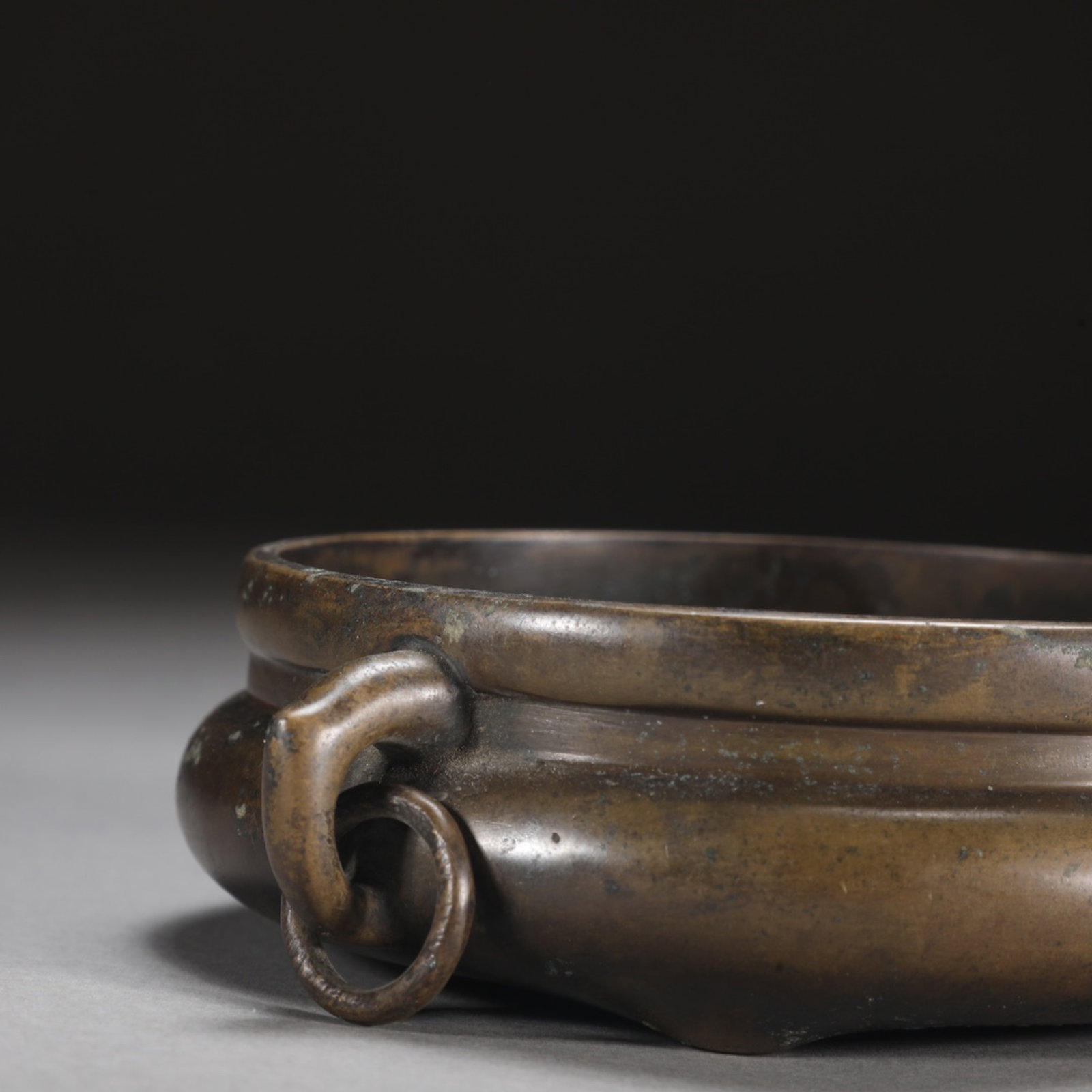 An Exquisite Bronze Double-Ears Censer - 8