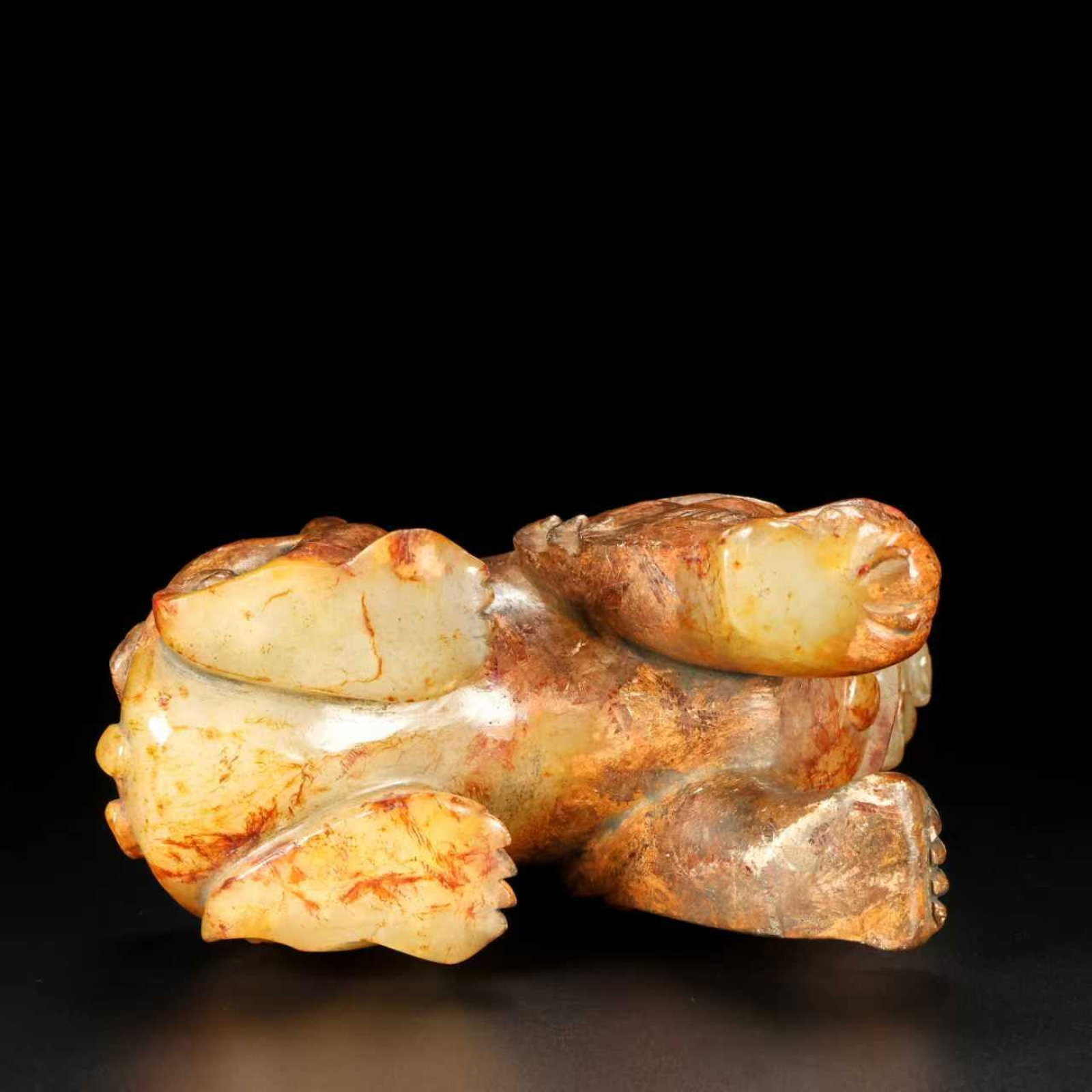 A Pair of Exquisite White Jade Lion Ornaments - 7