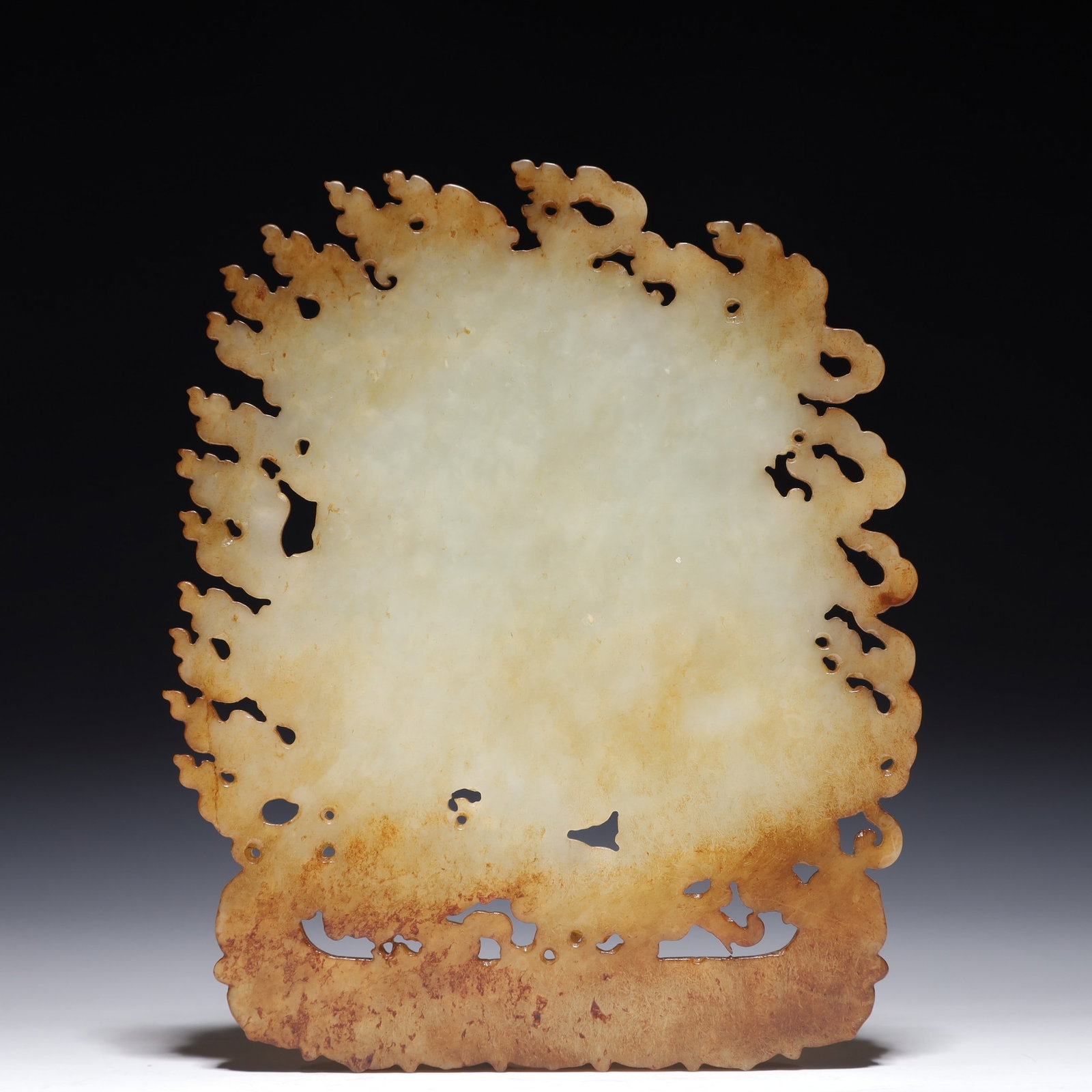 A Pair of Exquisite White Jade Dragon Pattern Pendant - 6