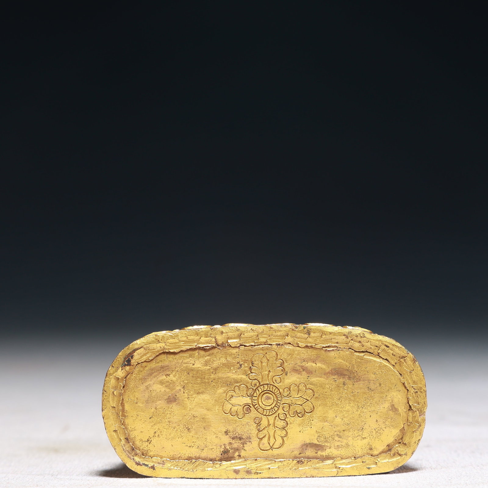 A Solemn Gilt Bronze Statue of Mammon - 5