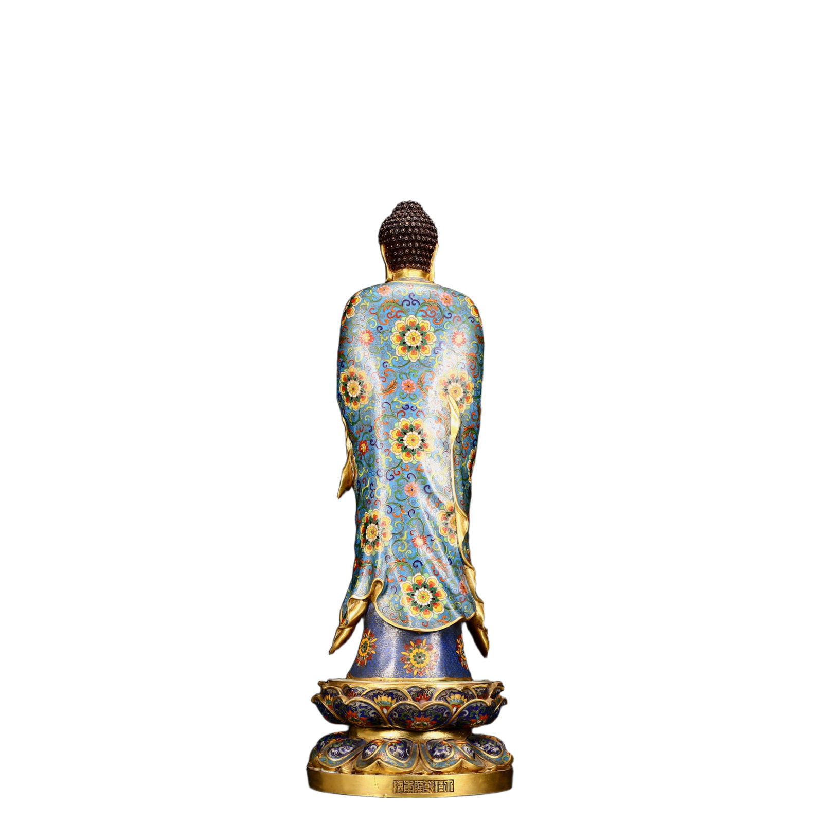 A Huge Cloisonne Statue of Sakyamuni - 8