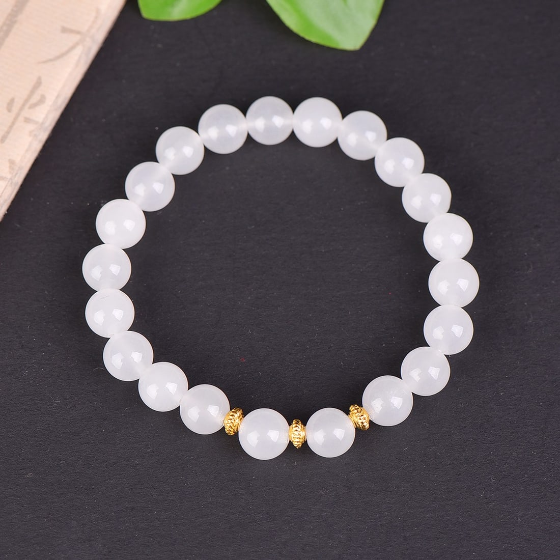 An Exquisite White Jade Bracelets - 2