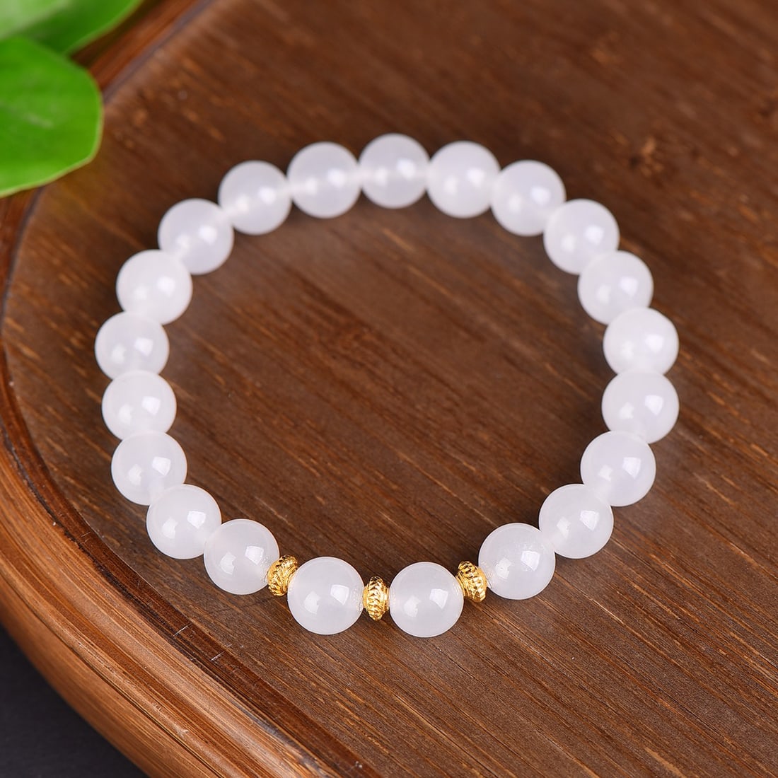 An Exquisite White Jade Bracelets - 4