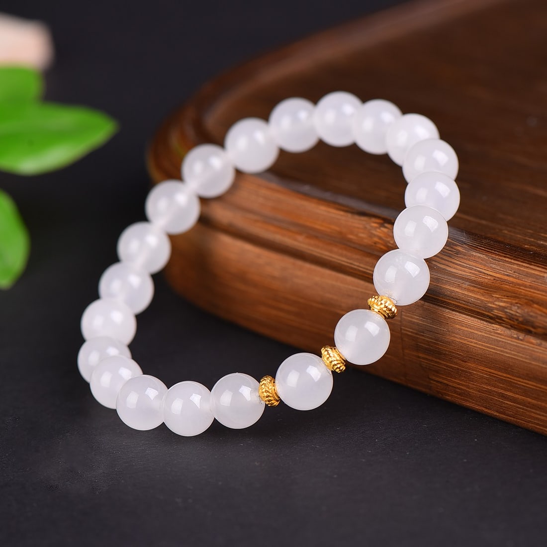An Exquisite White Jade Bracelets - 5