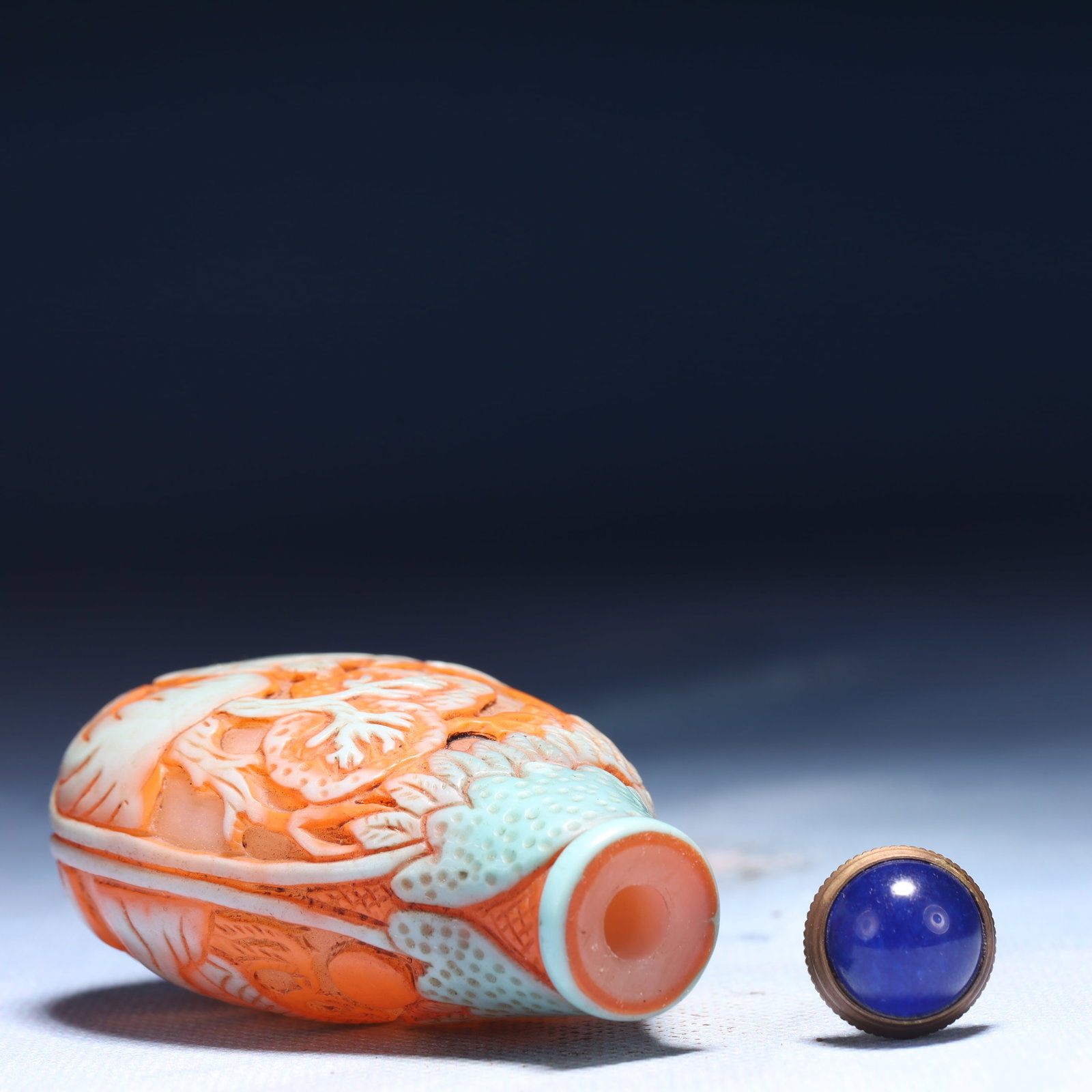 An Exquisite Glass Landscape and Figure Pattern Snuff Bottle - 7