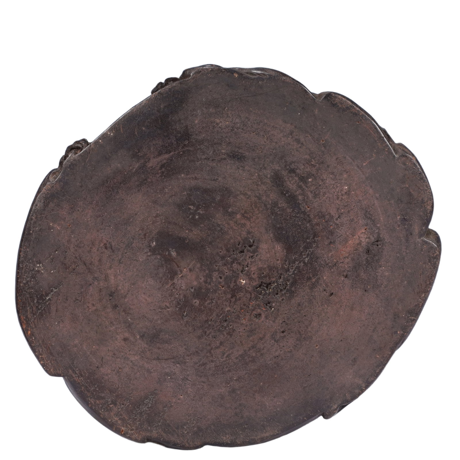 An Exquisite Redwood Landscape and Figure Pattern Brush Pot,With Poem,With Base - 10