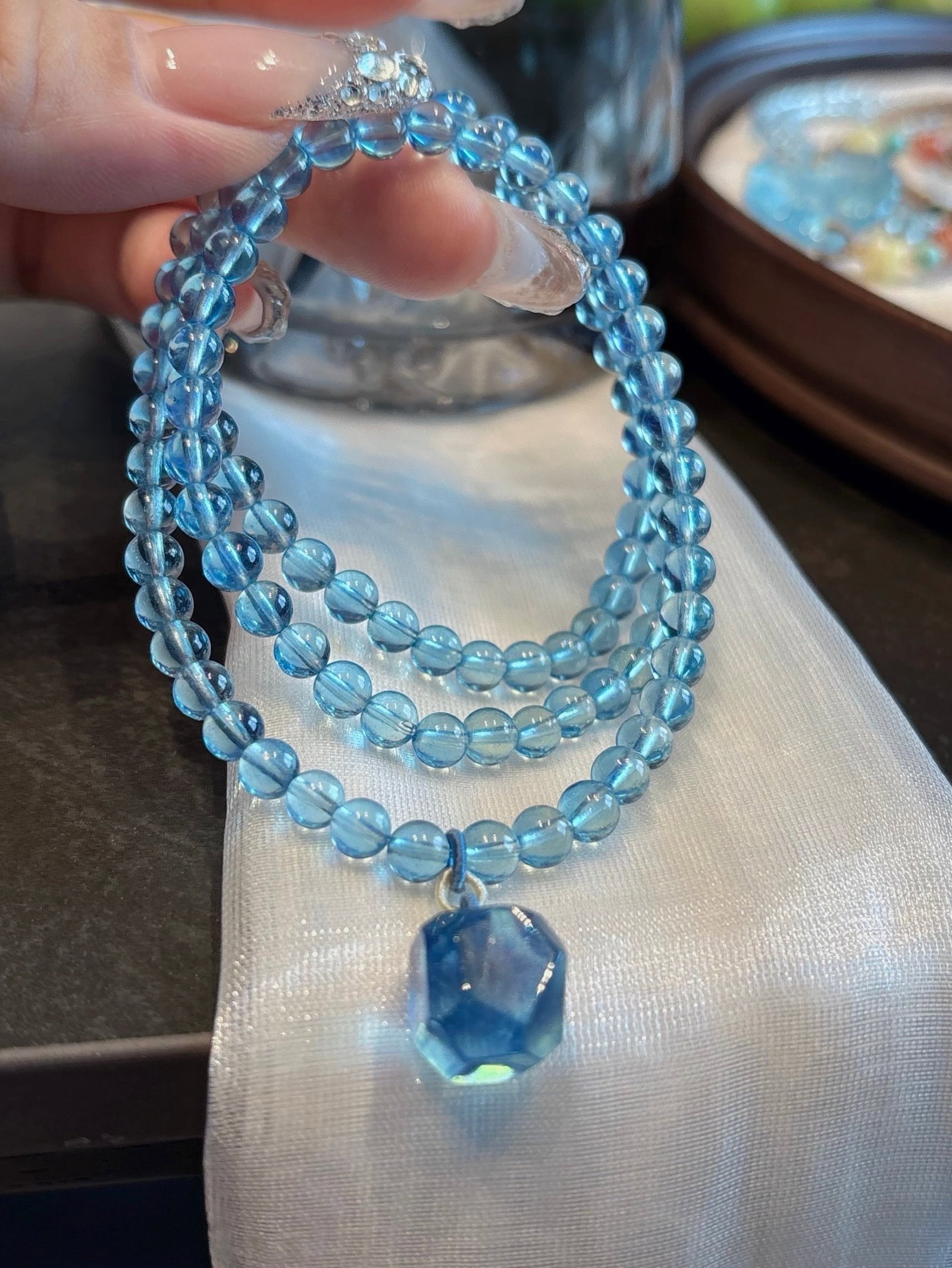 An Exquisite Aquamarine Bracelets - 5