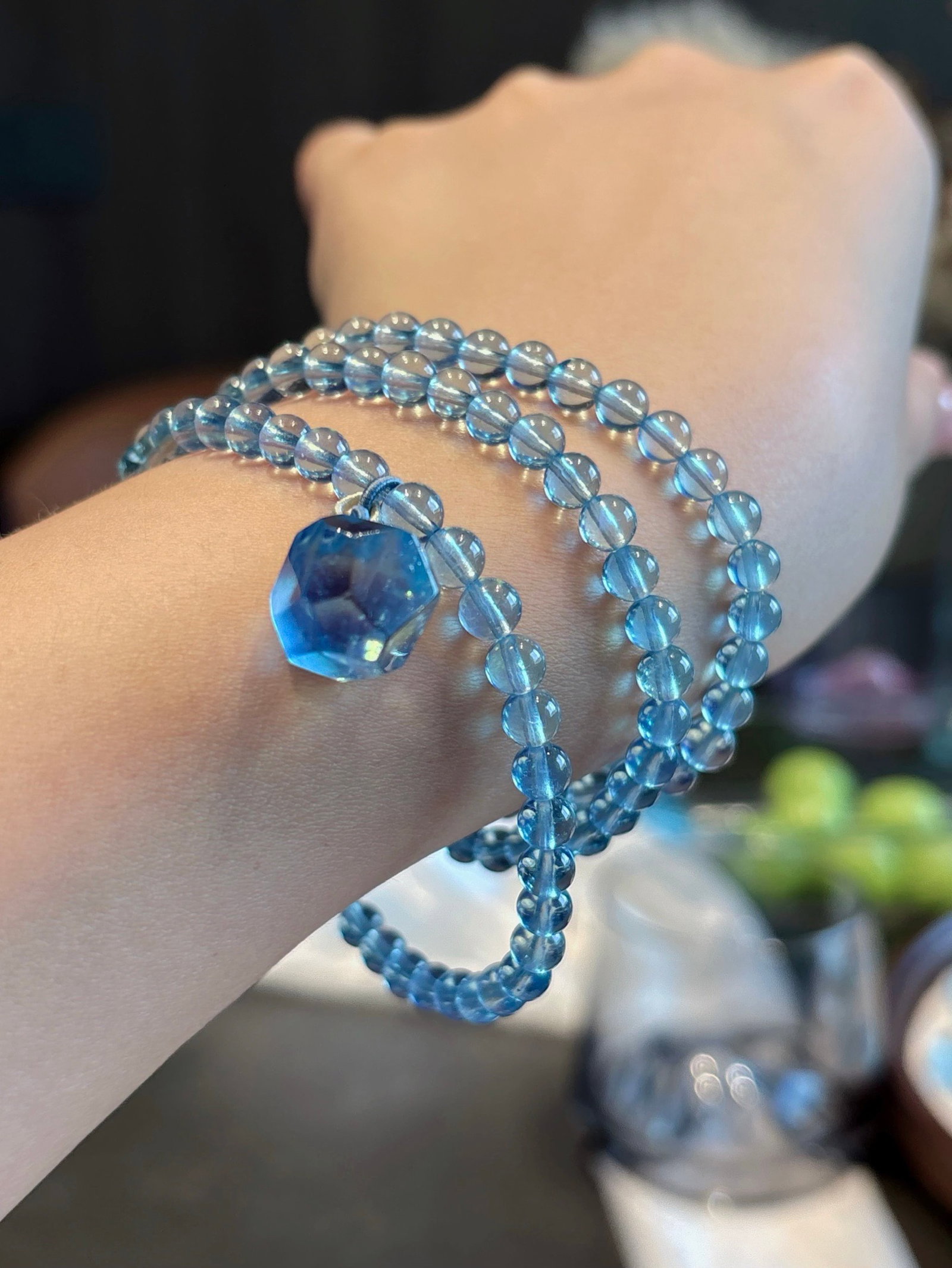 An Exquisite Aquamarine Bracelets - 6