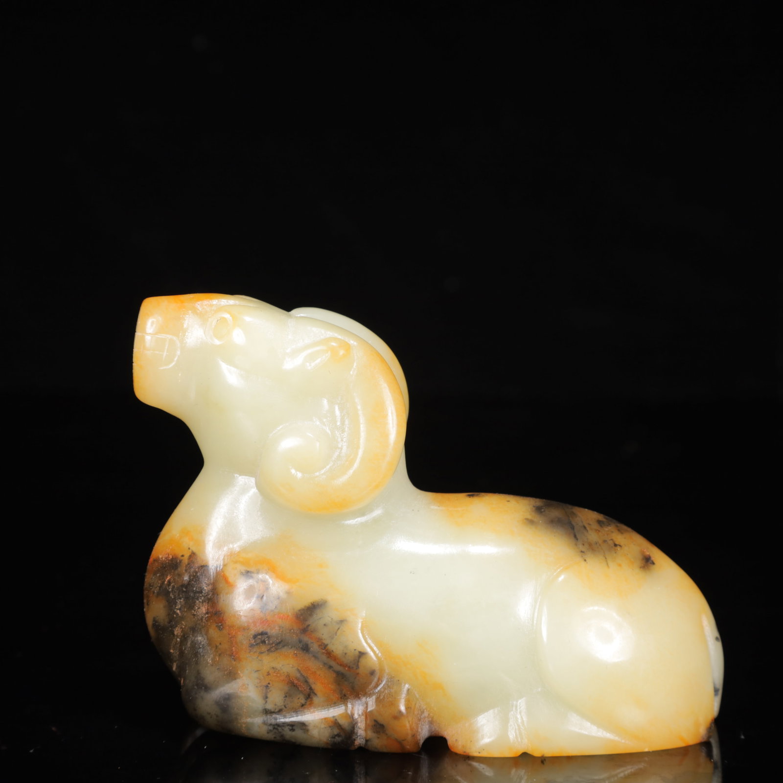 An Exquisite White Jade Sheep Ornament - 5