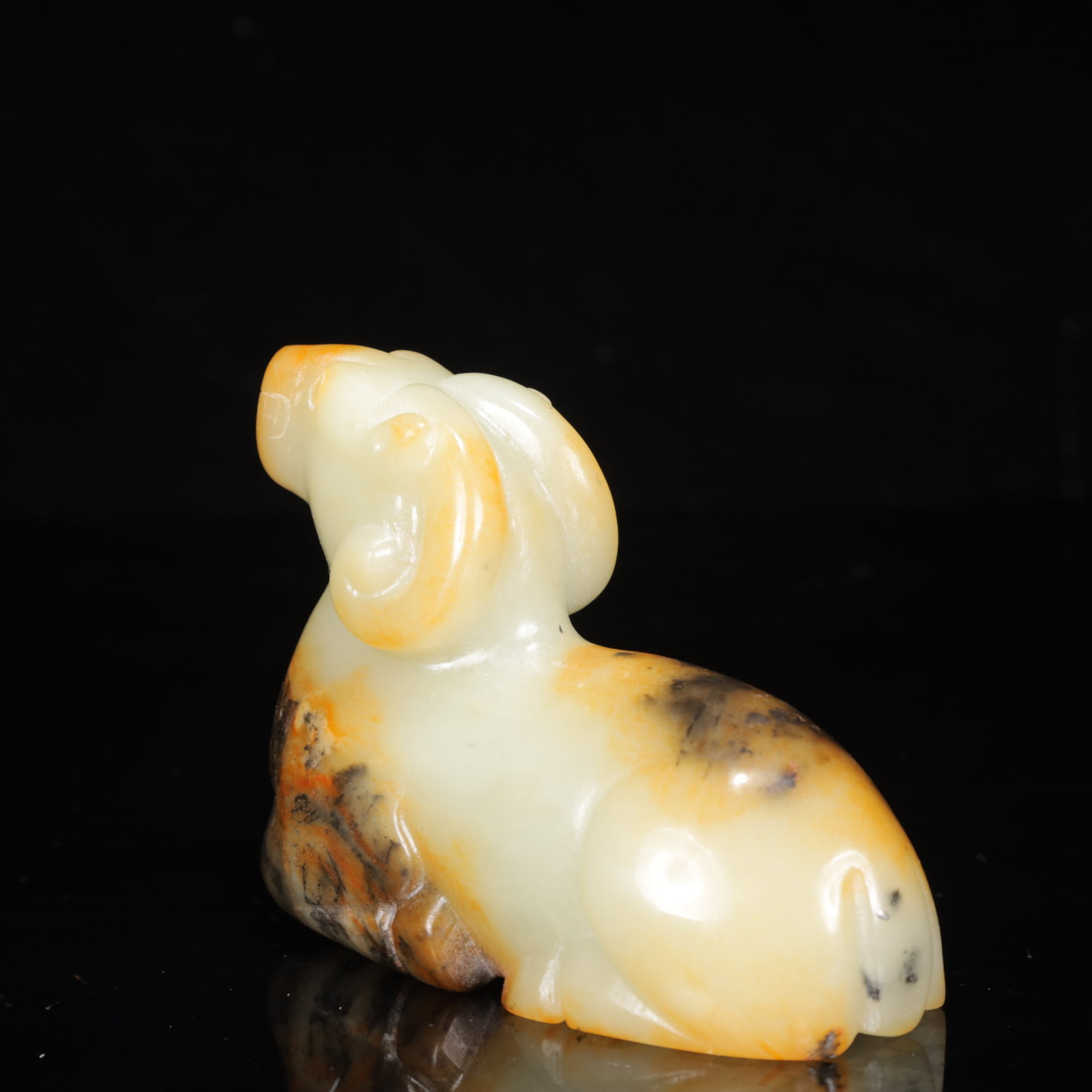 An Exquisite White Jade Sheep Ornament - 6