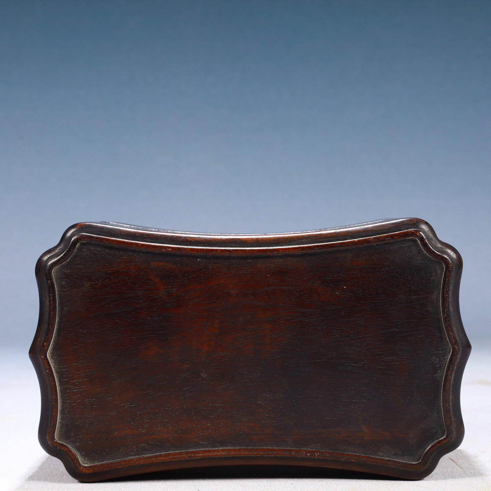An Exquisite Zitanwood Landscape and Figure Pattern Cover Box - 7