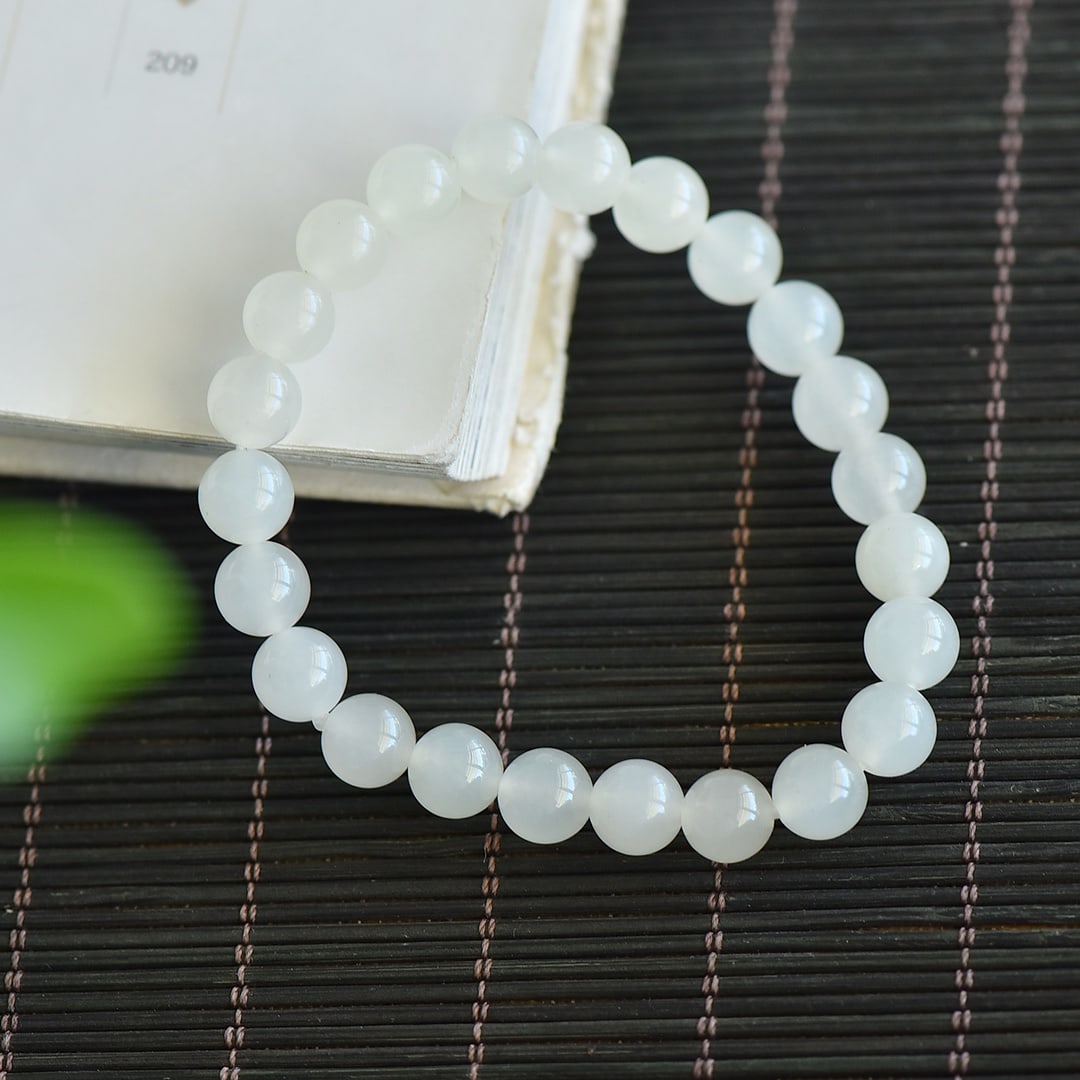 An Exquisite White Jade Bracelets - 3