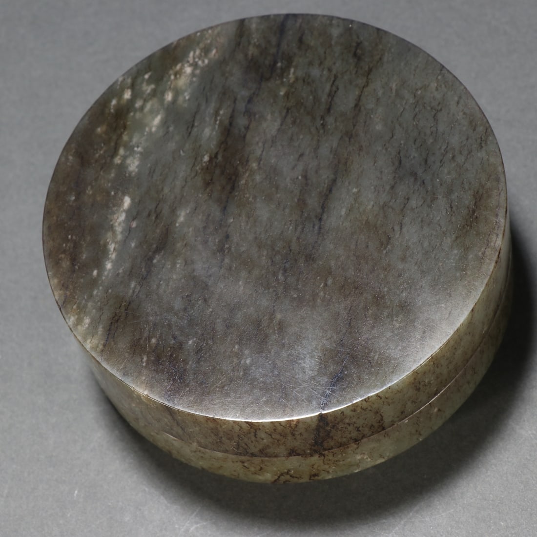 An Exquisite White Jade Chi-Dragon Pattern Cover Box - 9