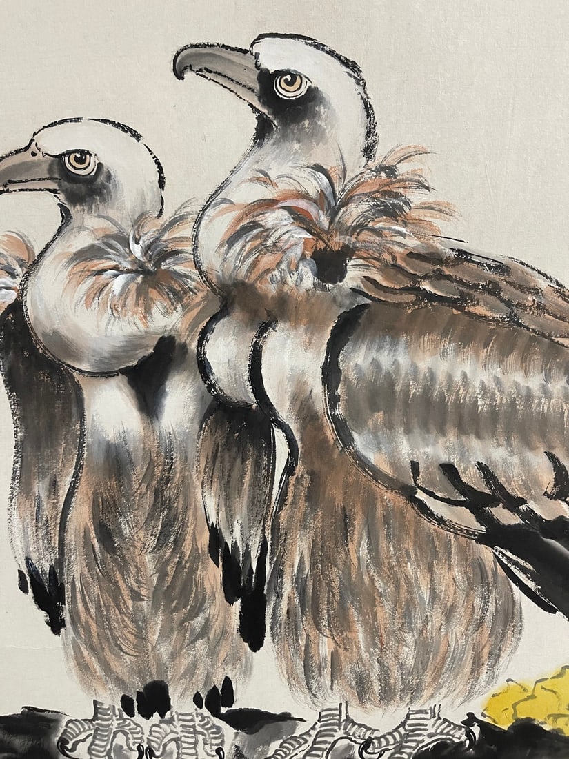 A Set of Chinese Ink Painting of Animal on Paper,Xu Beihong - 16