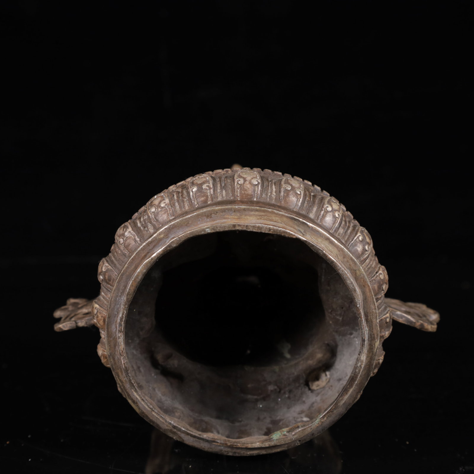 An Exquisite Silver-Plated Bronze Beast-Ears and Beast Legs Figure Censer - 12