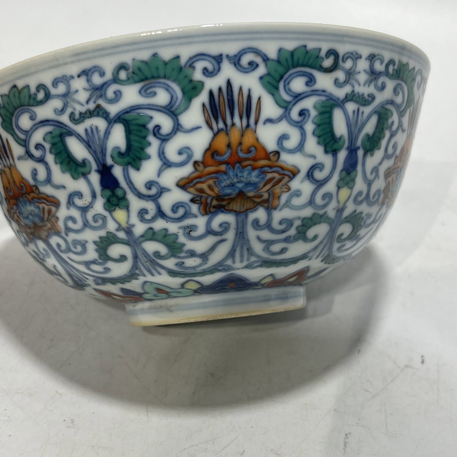 An Exquisite Doucai Lotus Pattern Bowl - 2