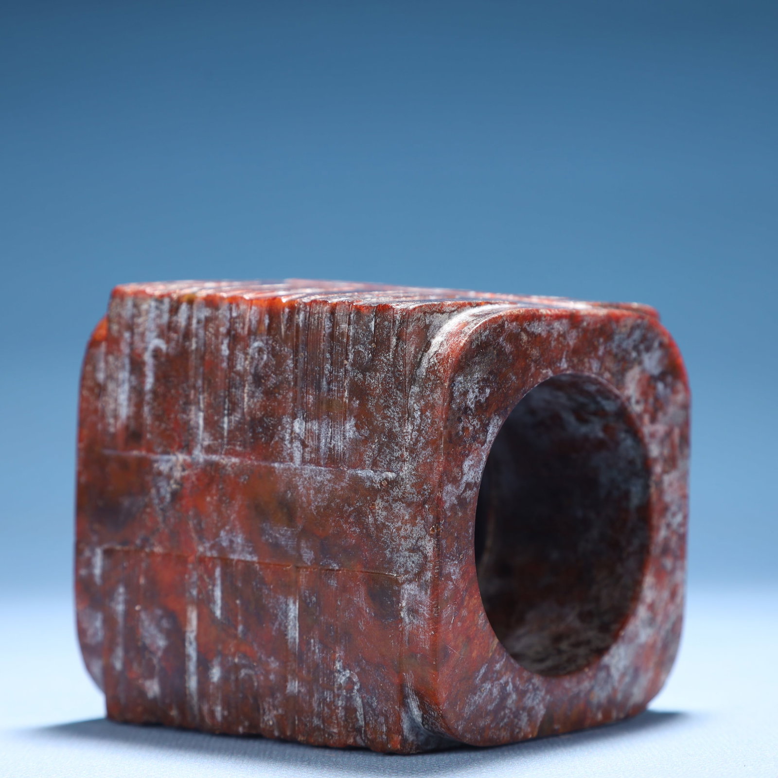 An Archaic Hongshan Culture Yellow Jade Cong - 8