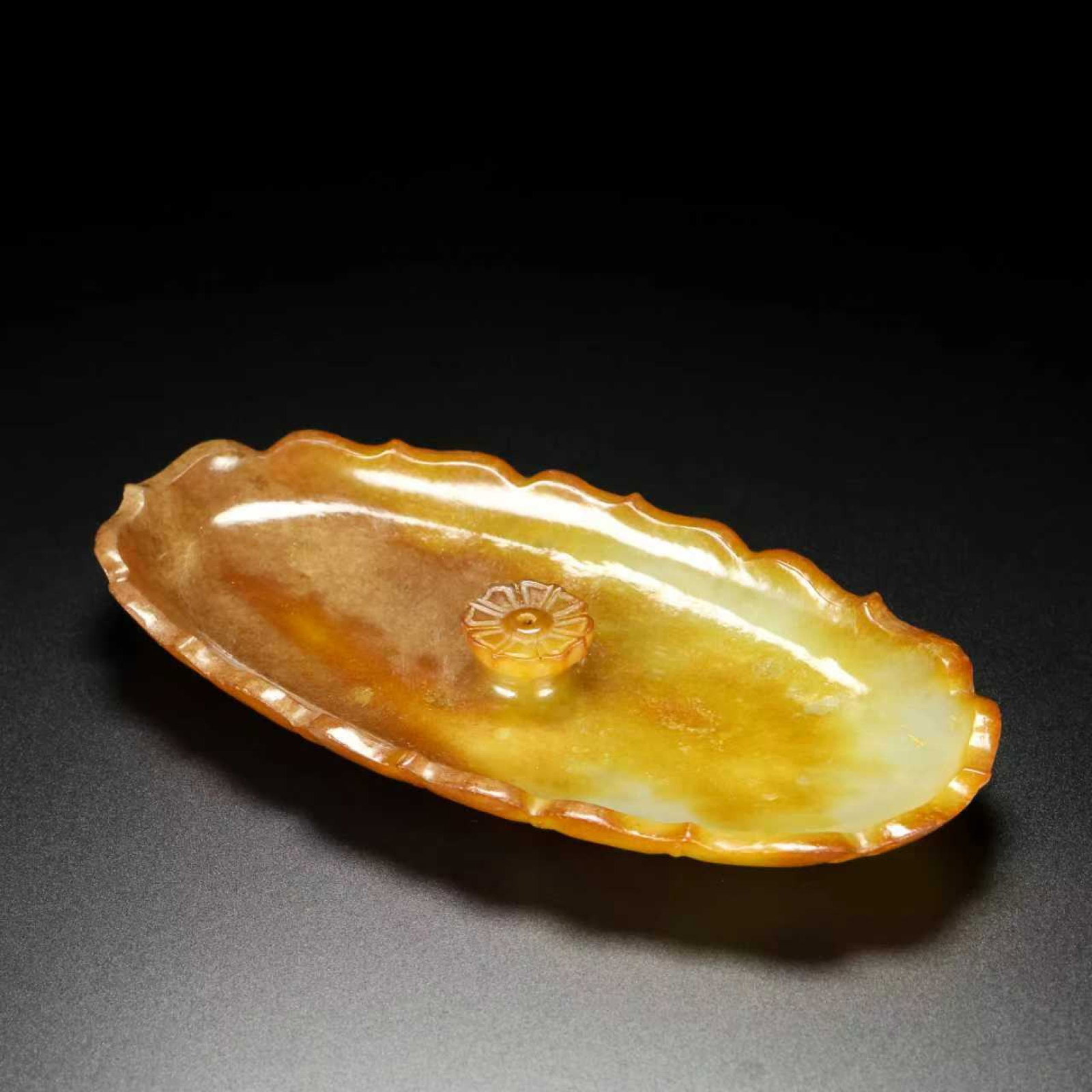 An Exquisite White Jade Flower Pattern Incense holder - 7