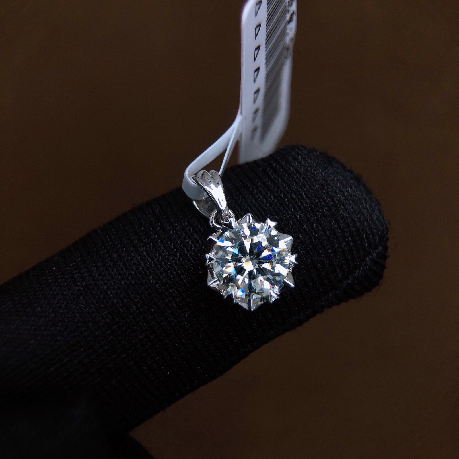 1Ctw Diamond Pendant - 5