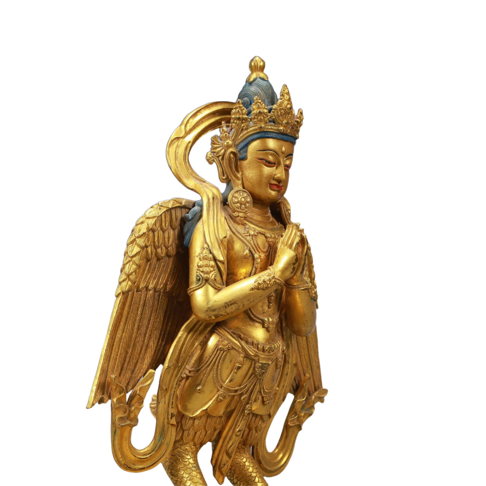 A Pair of SolemnGilt Bronze Statue of Avalokitesvaras - 10