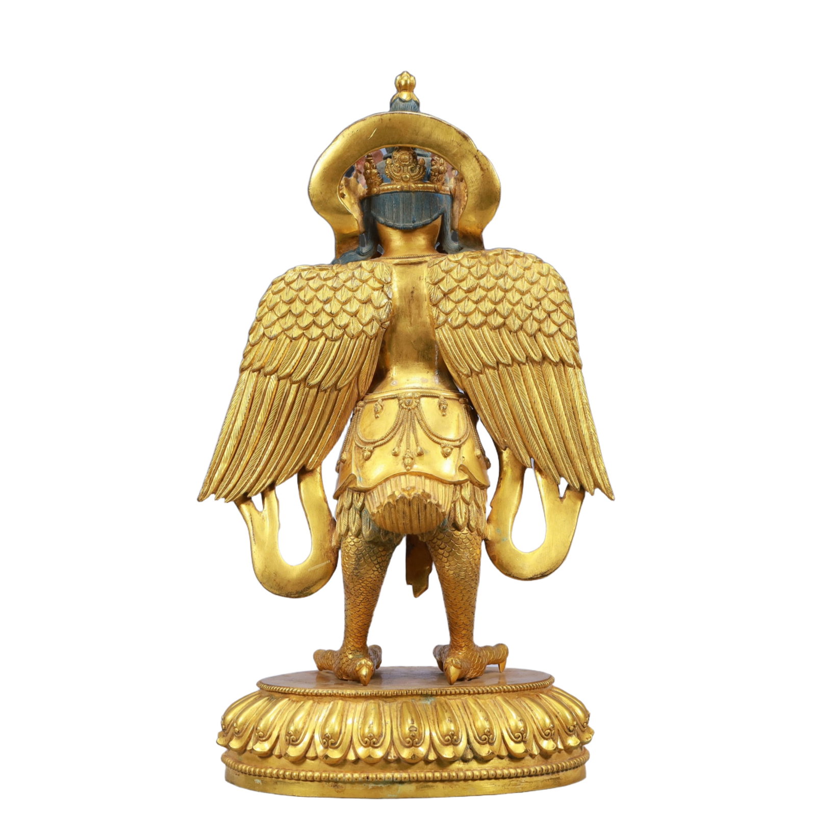 A Pair of SolemnGilt Bronze Statue of Avalokitesvaras - 11