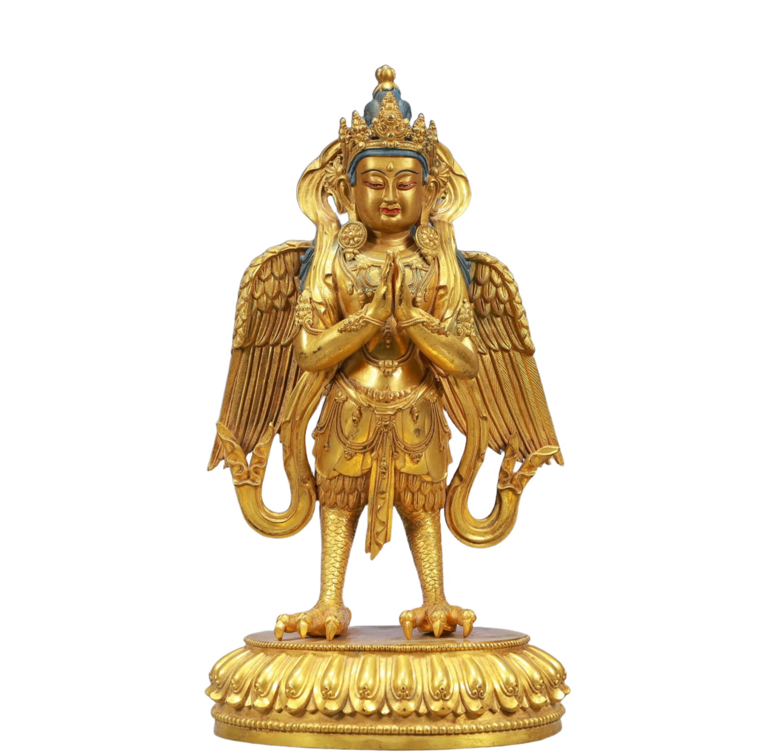 A Pair of SolemnGilt Bronze Statue of Avalokitesvaras - 13