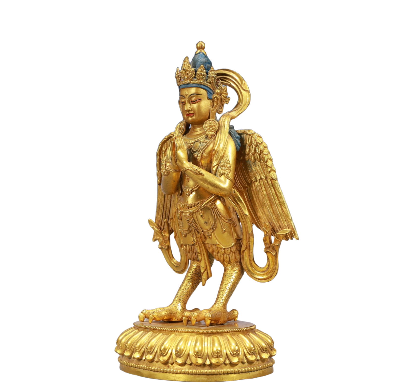 A Pair of SolemnGilt Bronze Statue of Avalokitesvaras - 14