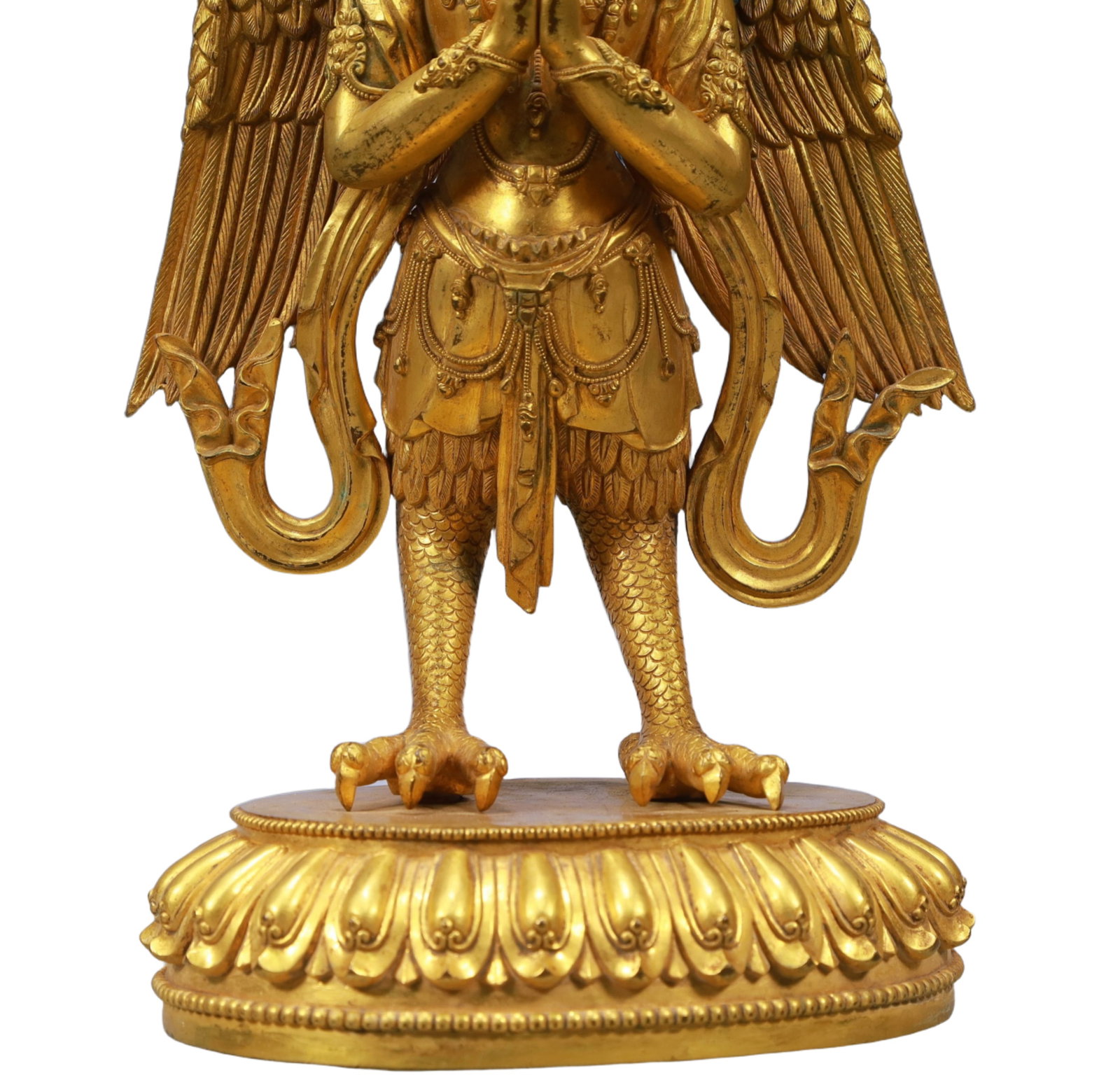 A Pair of SolemnGilt Bronze Statue of Avalokitesvaras - 5