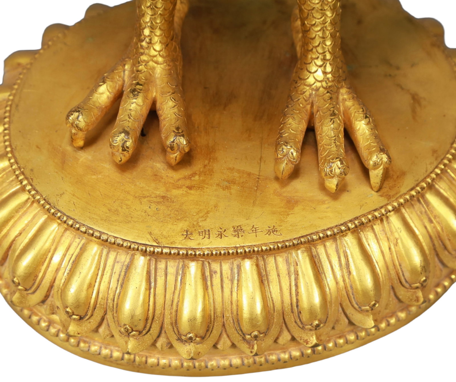 A Pair of SolemnGilt Bronze Statue of Avalokitesvaras - 6