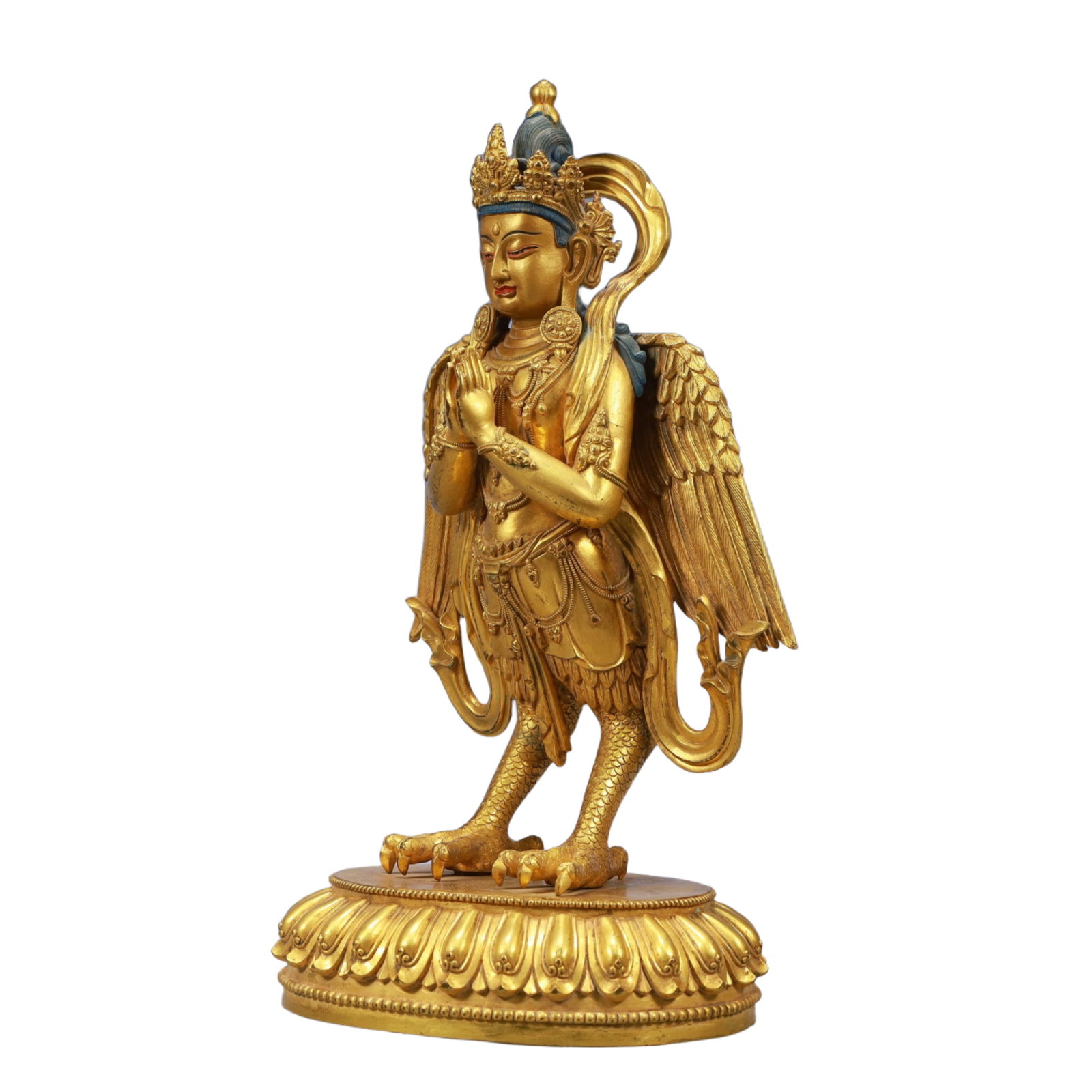 A Pair of SolemnGilt Bronze Statue of Avalokitesvaras - 7