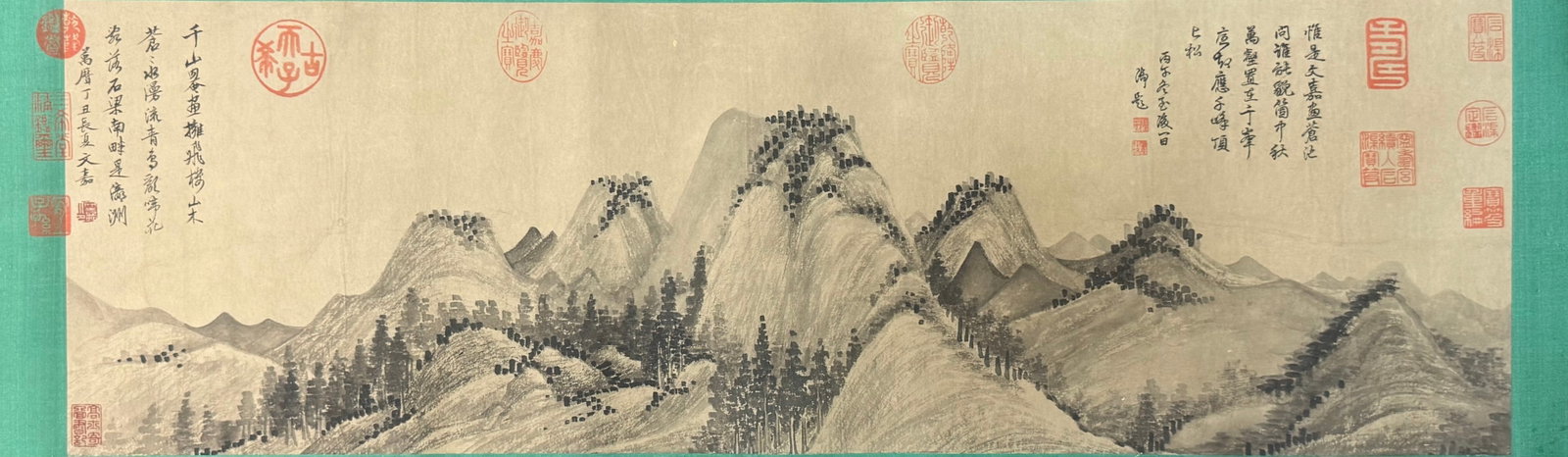 A Chinese Hand Scroll Ink Calligraphy on Paper,Wang Xianzhi - 8