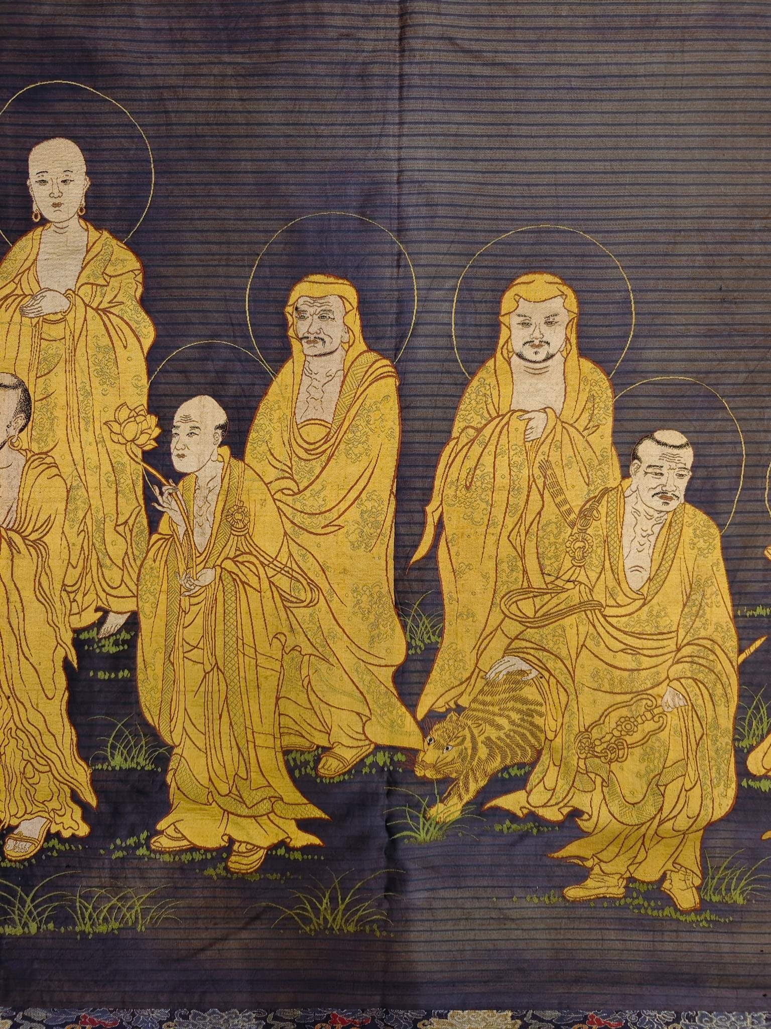 An exquisite kesi of the Eighteen Arhats - 7