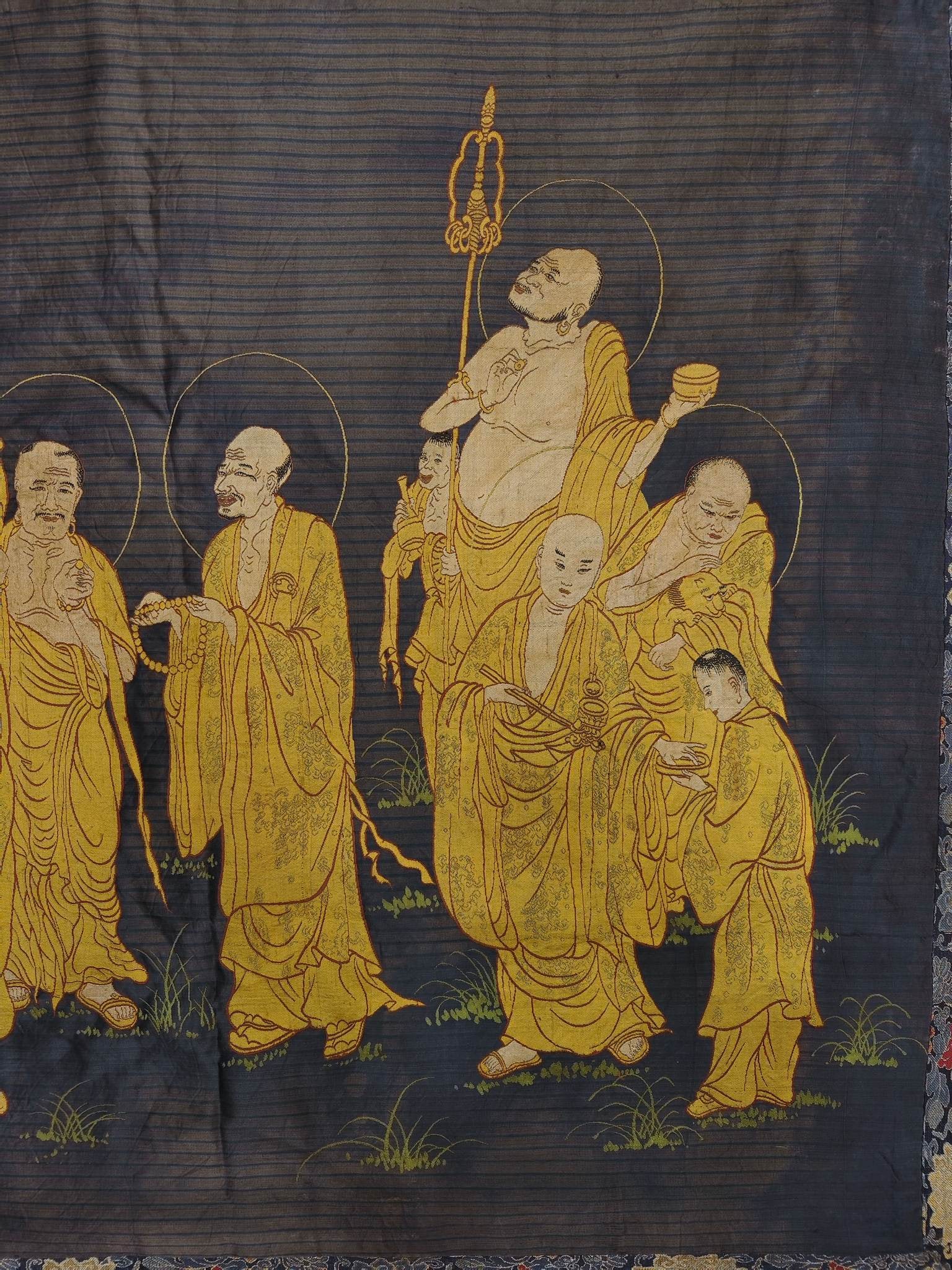 An exquisite kesi of the Eighteen Arhats - 8