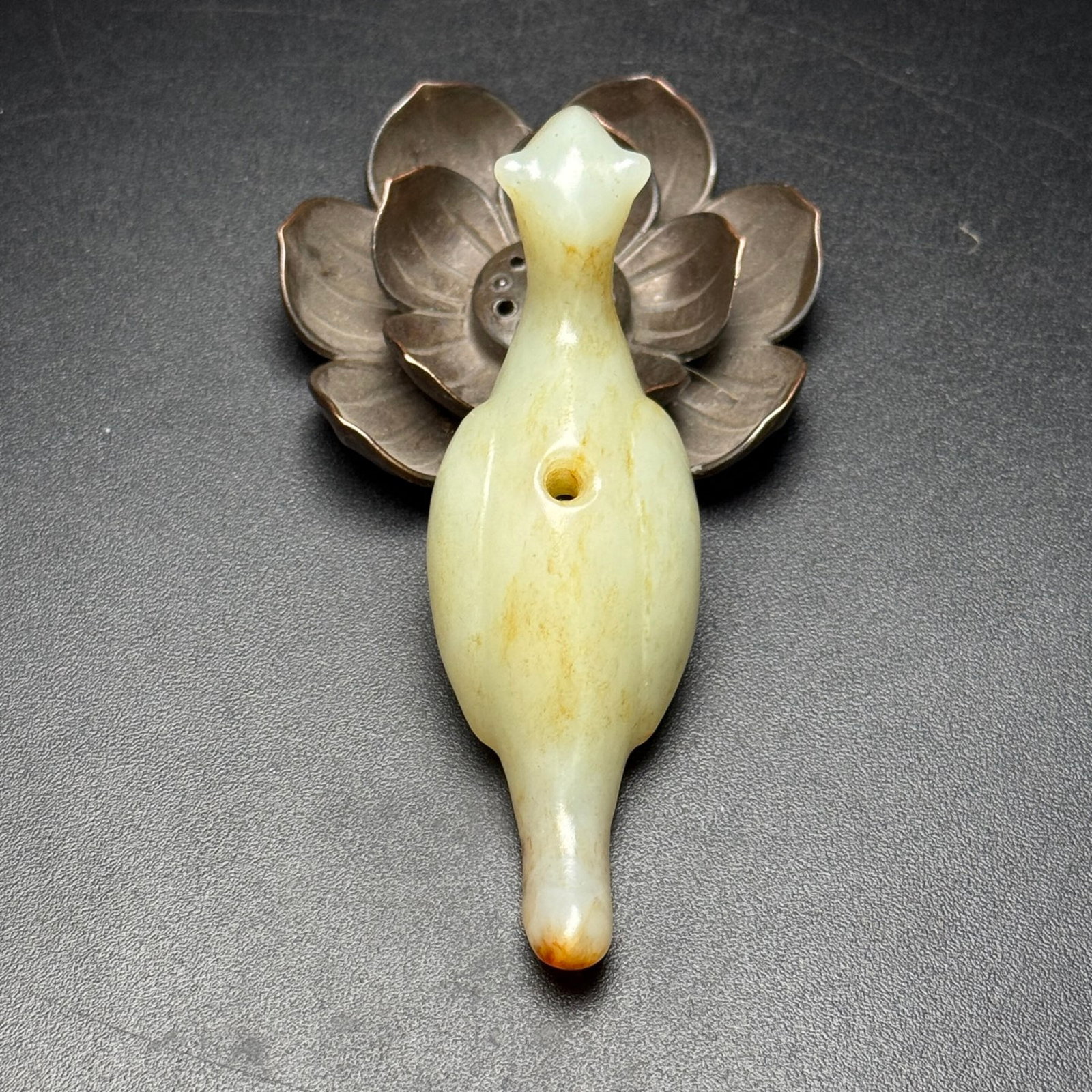 An Exquisite White Jade Bird Pendant - 5