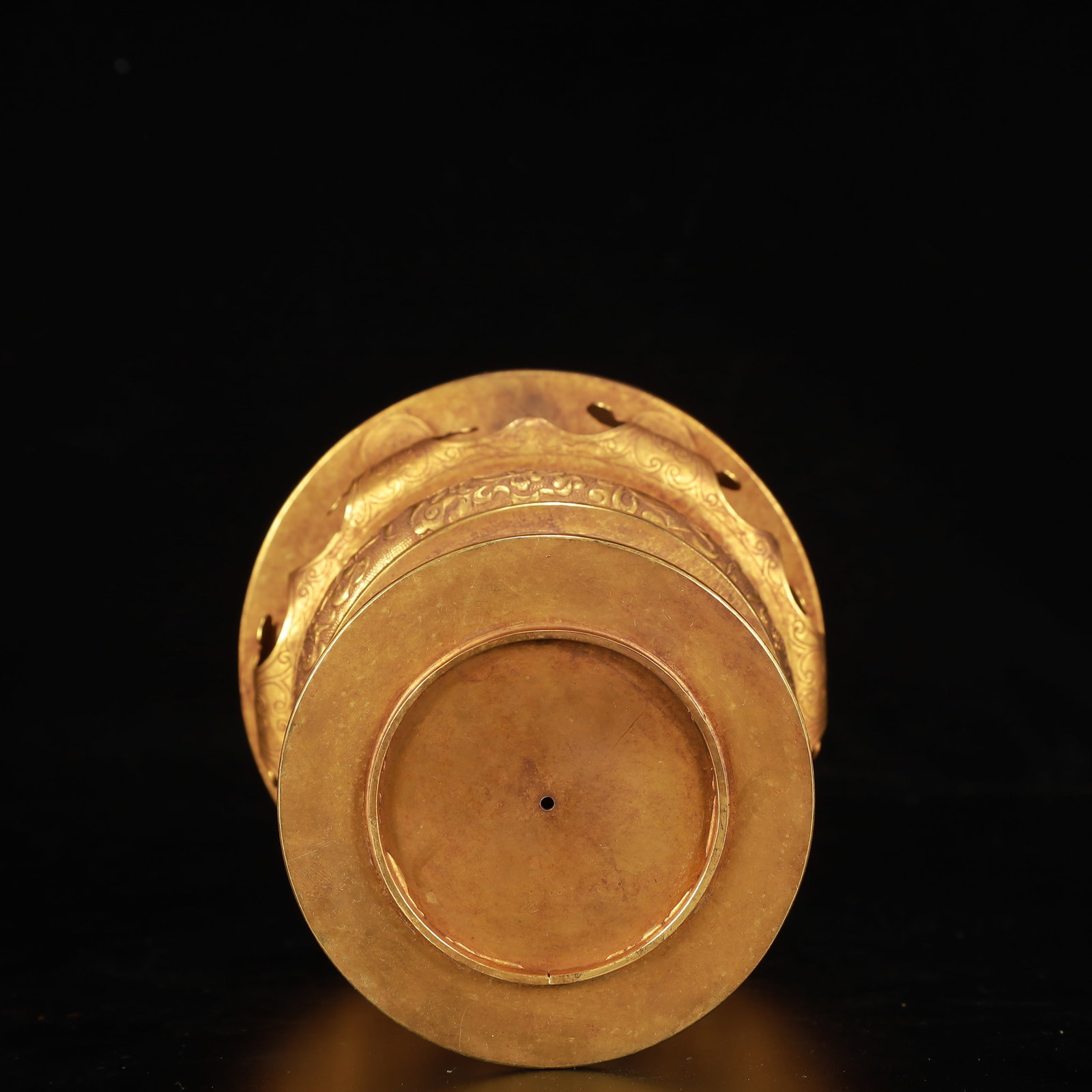 An Exquisite Gilt Bronze Flower Eight Treasures Pattern Censer - 11