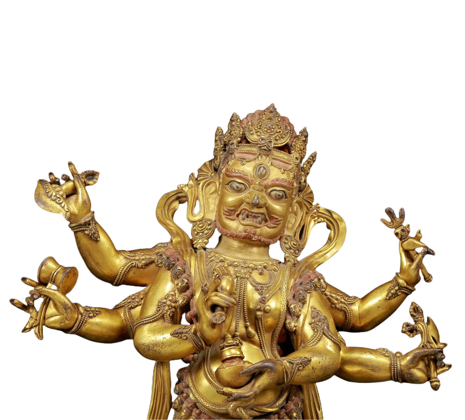 A Magnificent Gilt-Bronze Figure Of Vajrapani - 2