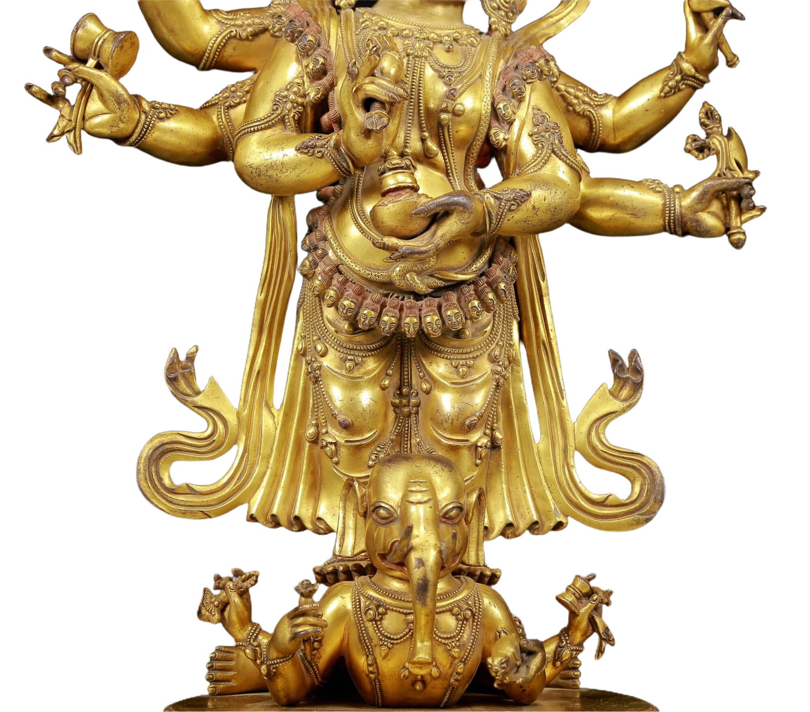 A Magnificent Gilt-Bronze Figure Of Vajrapani - 3