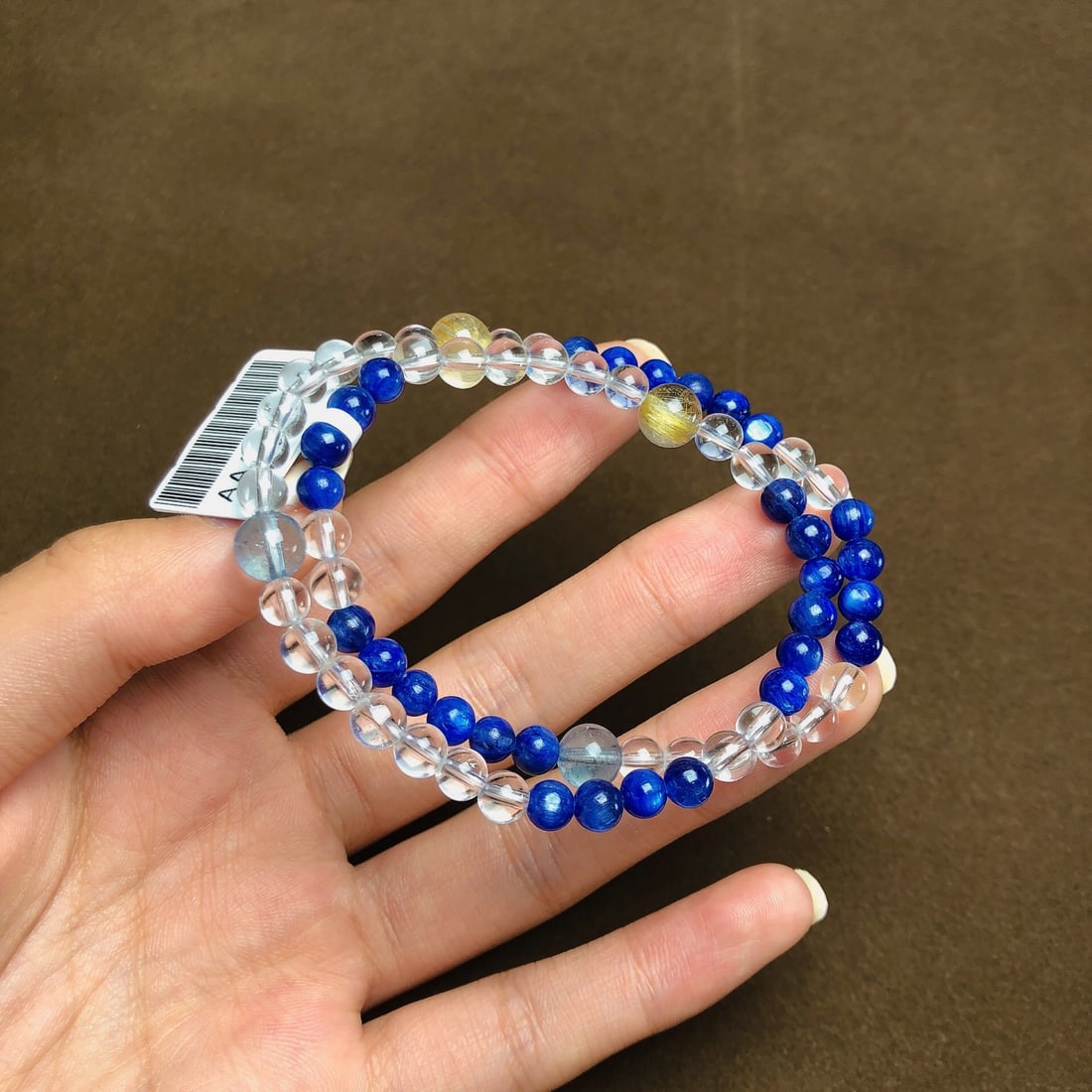 An Exquisite Crystal Aquamarine Bracelets - 4