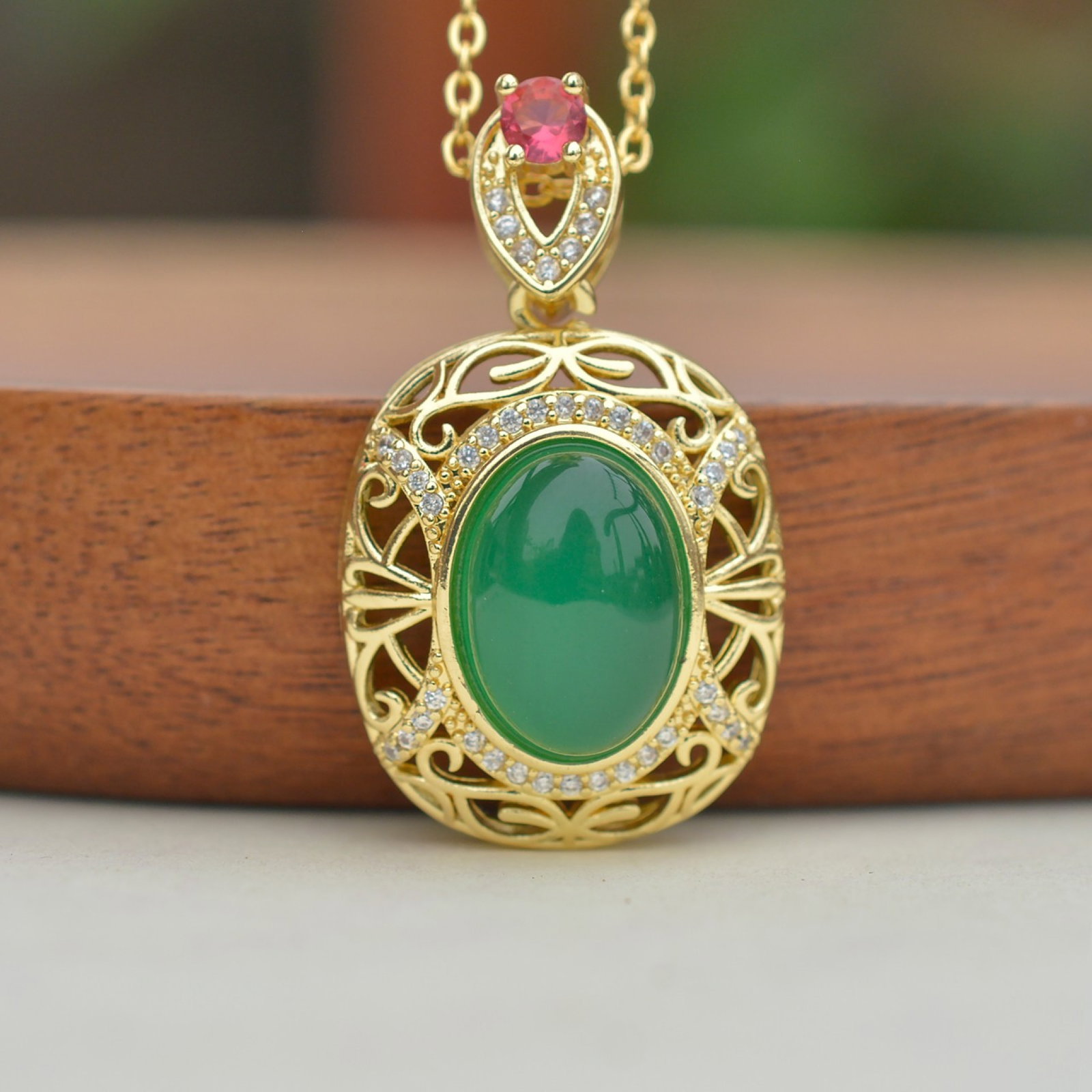 An Exquisite Pendant,Inlaid Diamond - 2