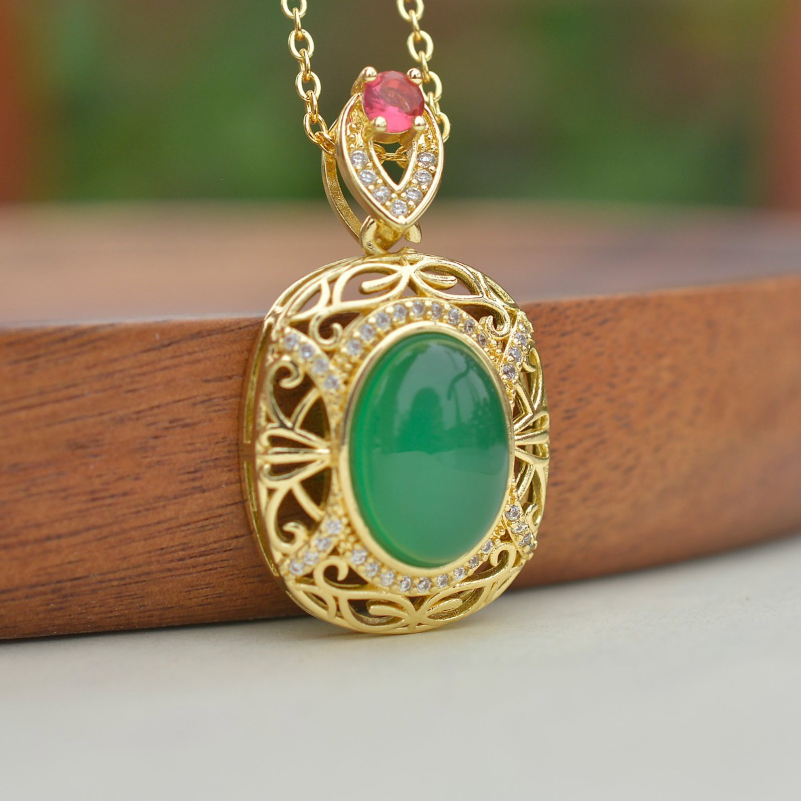 An Exquisite Pendant,Inlaid Diamond - 3
