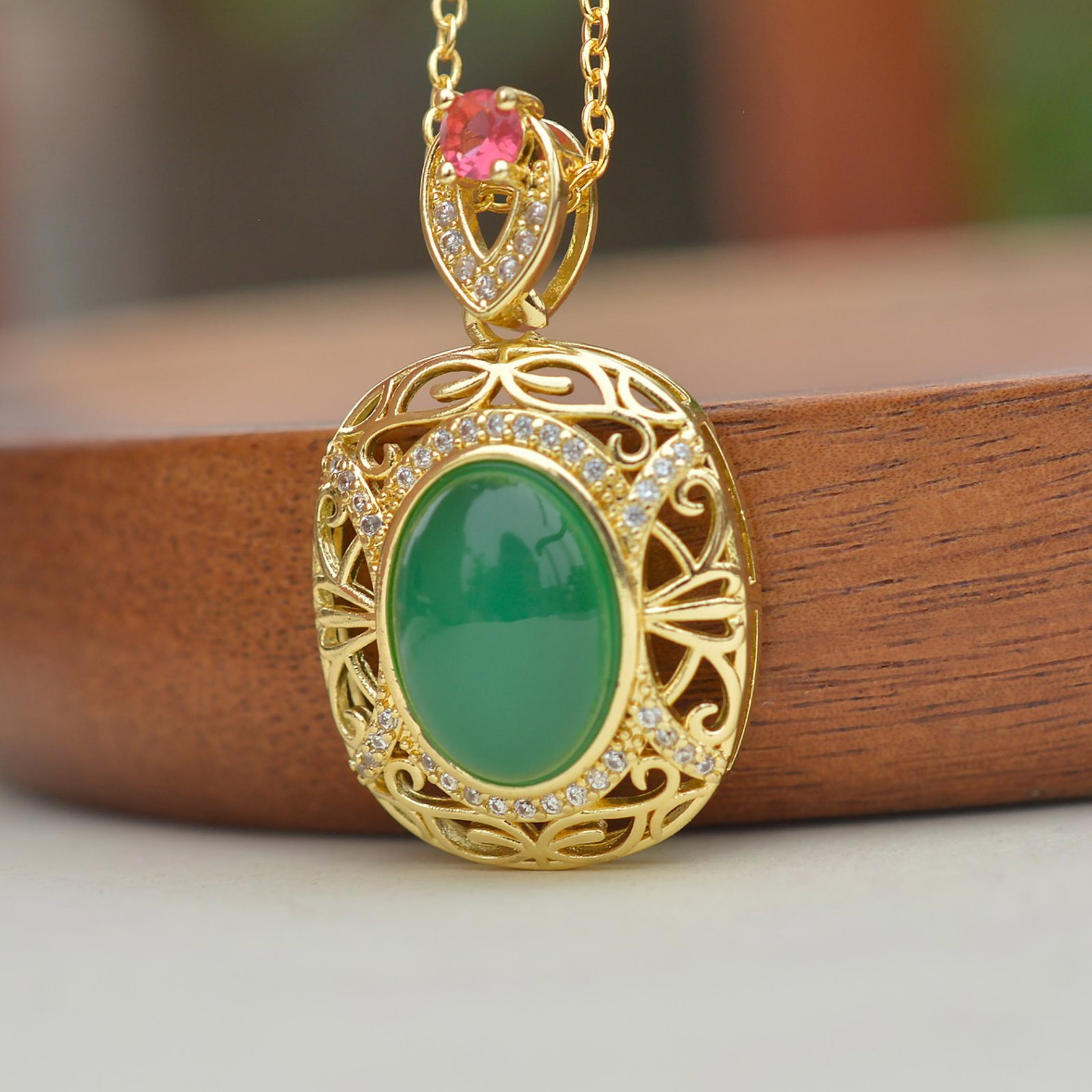 An Exquisite Pendant,Inlaid Diamond - 4