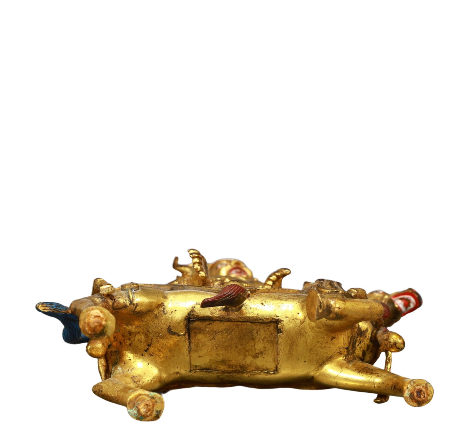 A Pair of Solemn Gilt Bronze Statue of Vajra - 19