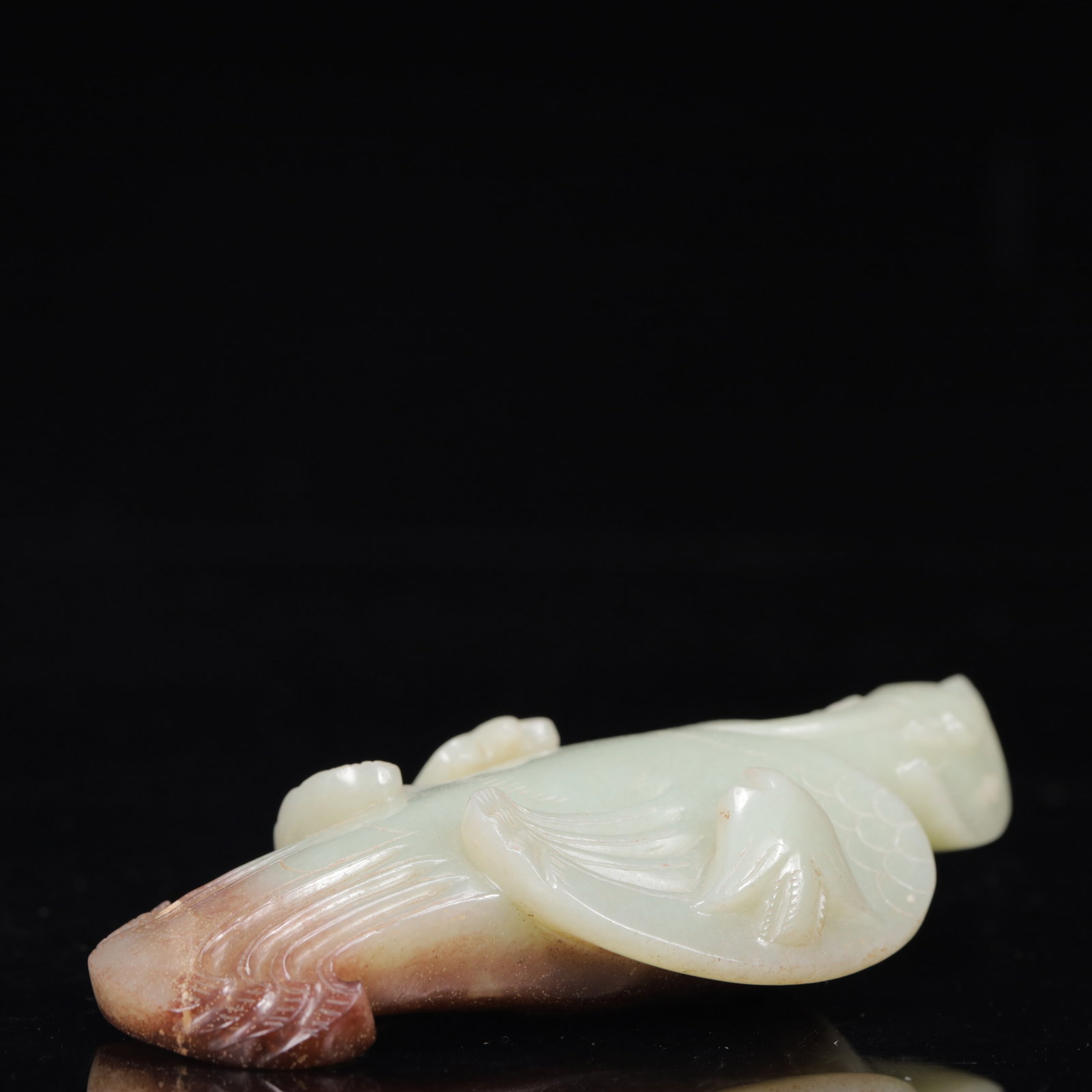 An Exquisite White Jade Phoenix Ornament - 10