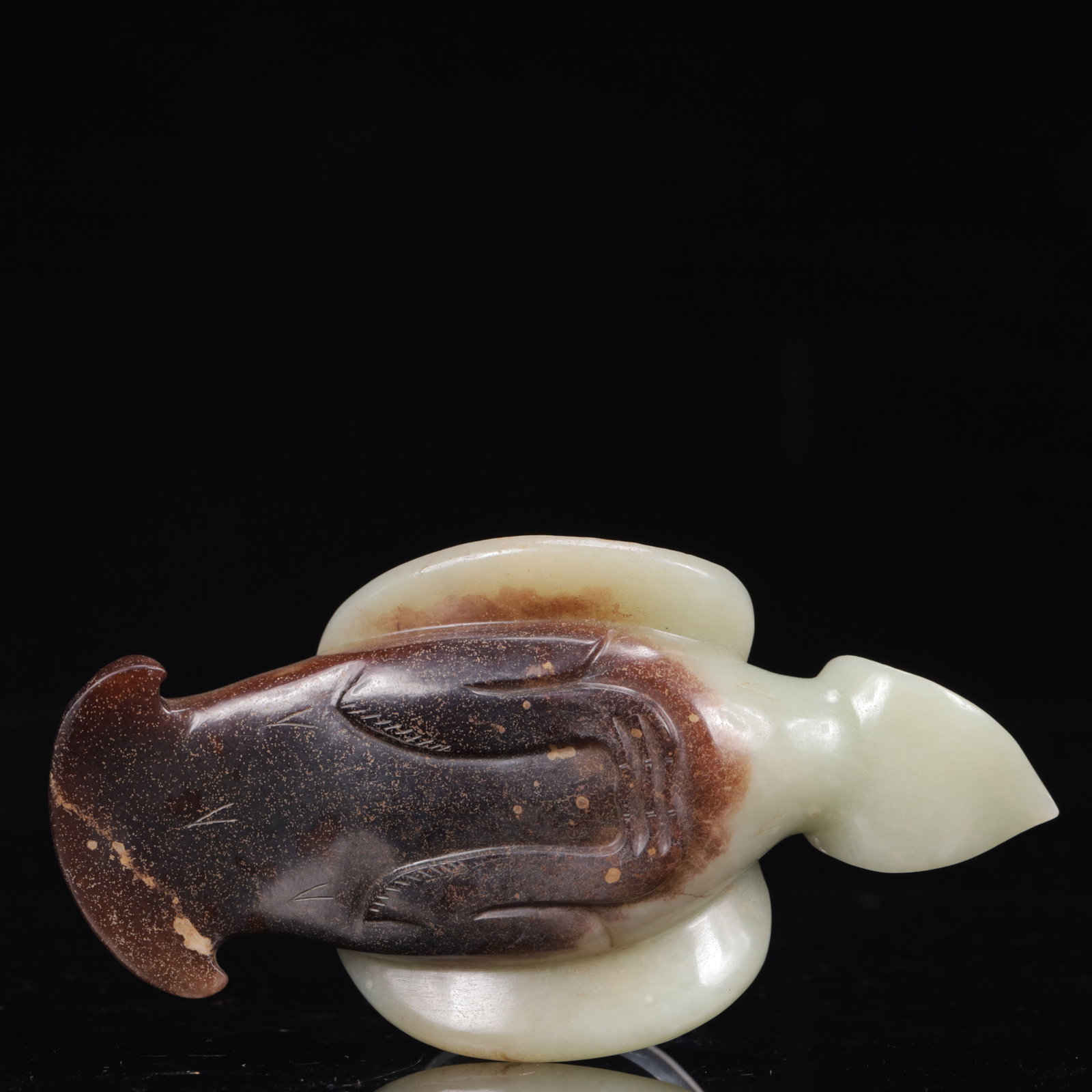 An Exquisite White Jade Phoenix Ornament - 16