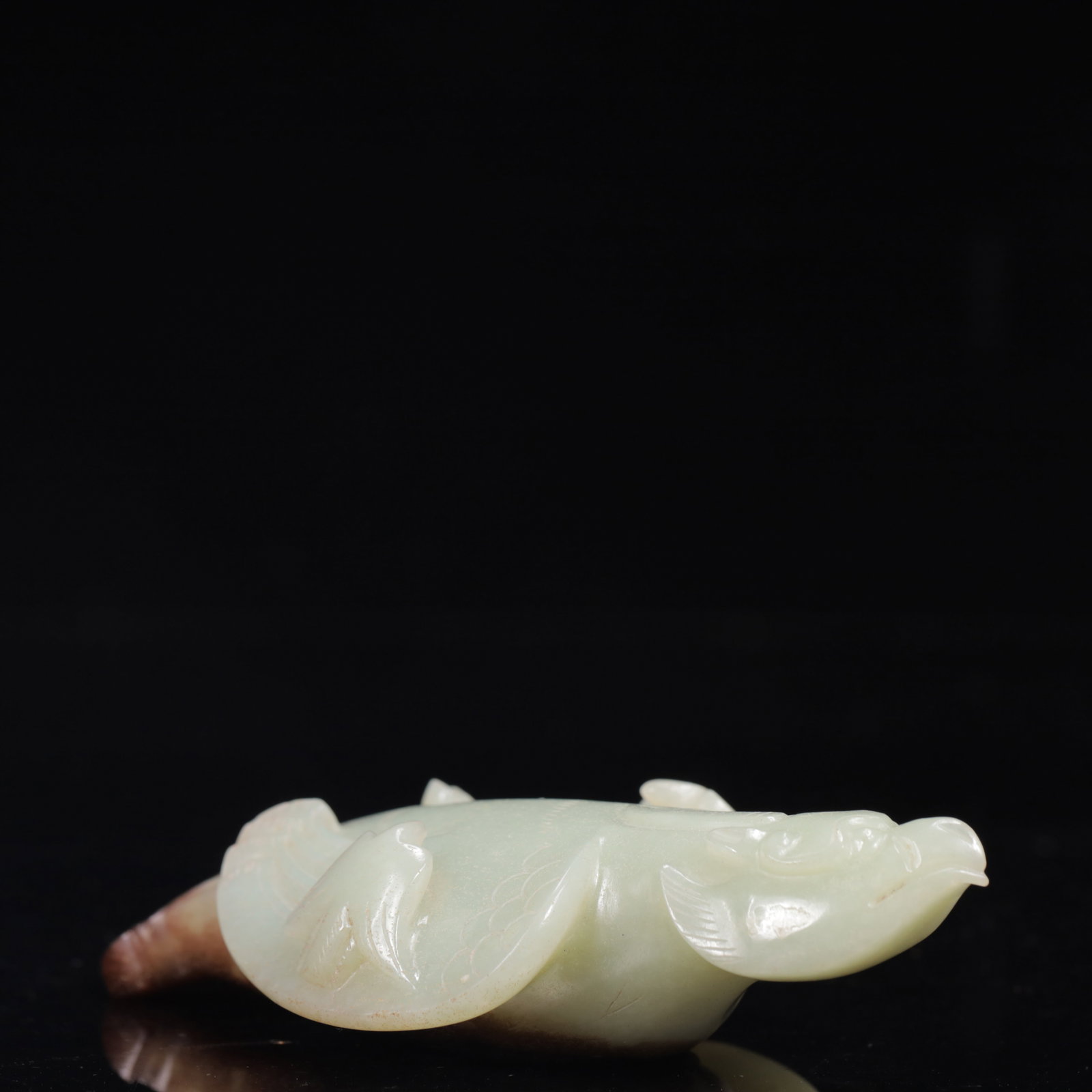An Exquisite White Jade Phoenix Ornament - 6