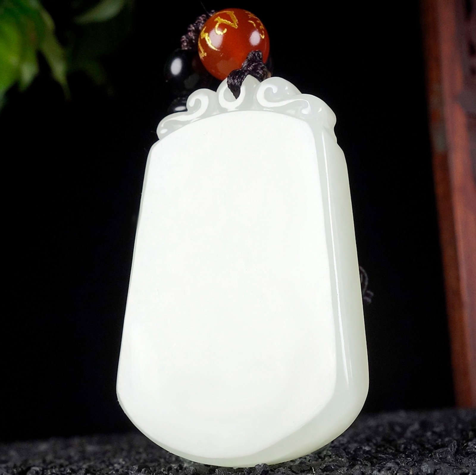 An Exquisite White Jade Pendant - 2