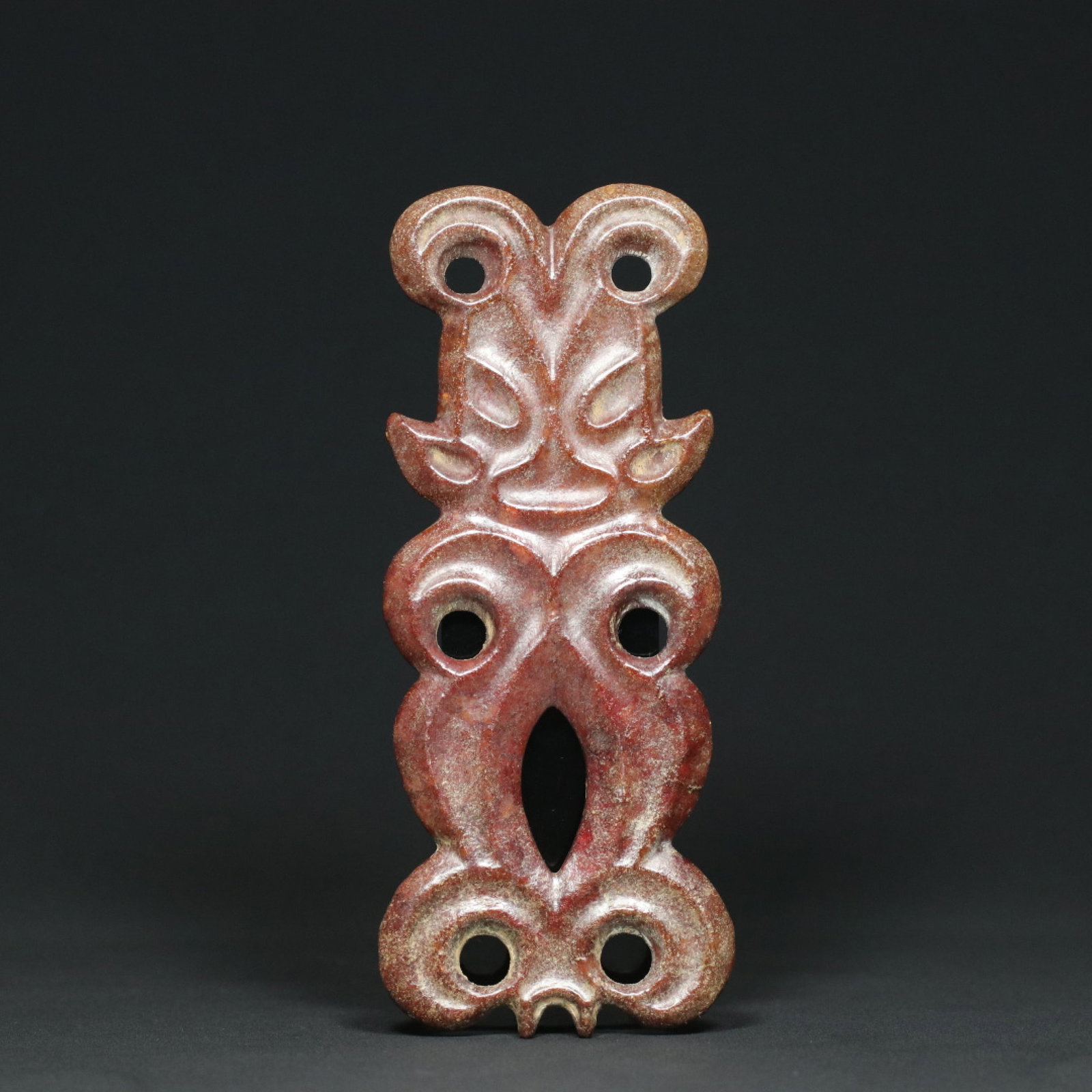 An Exquisite Archaic Jade Figure Pendant - 2
