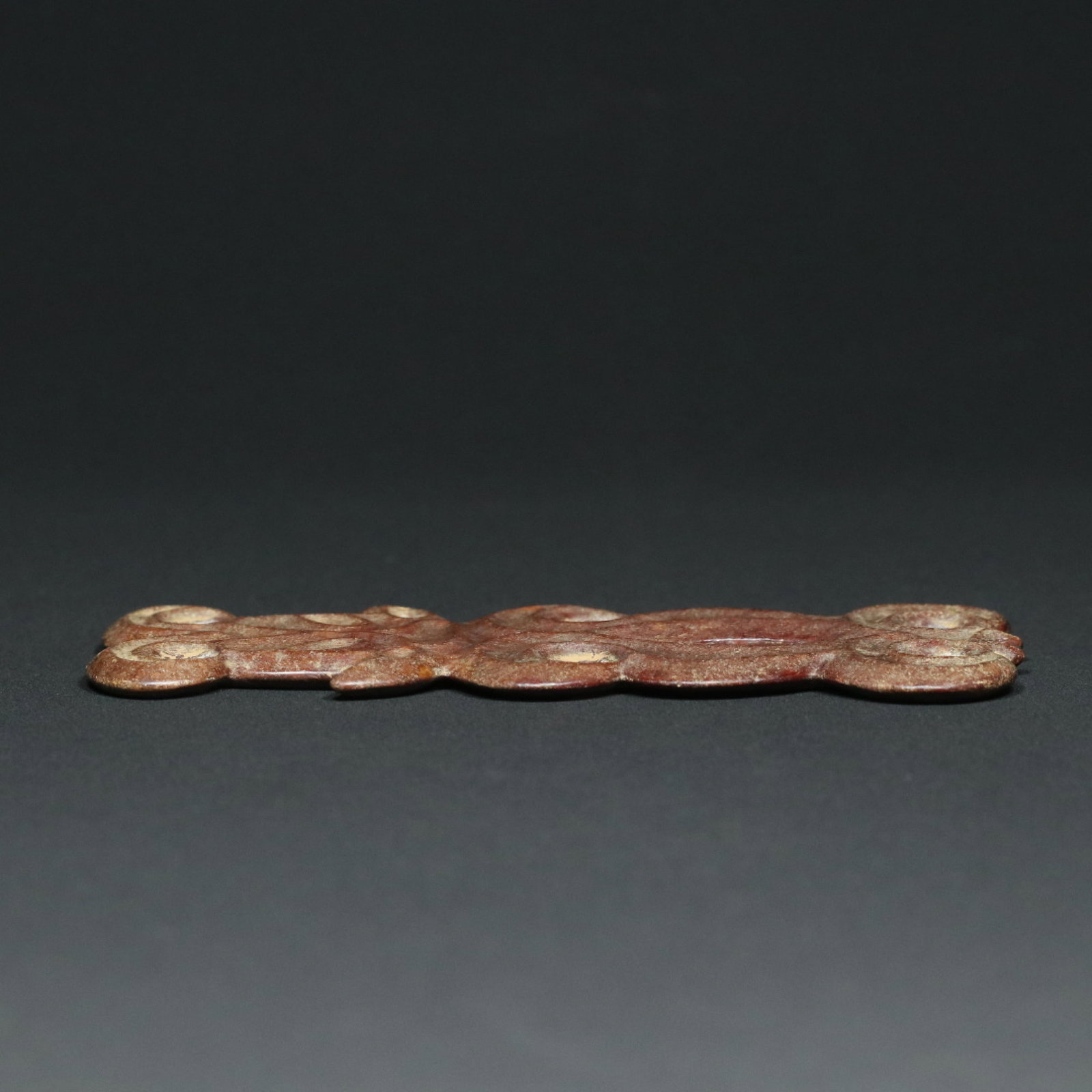 An Exquisite Archaic Jade Figure Pendant - 3