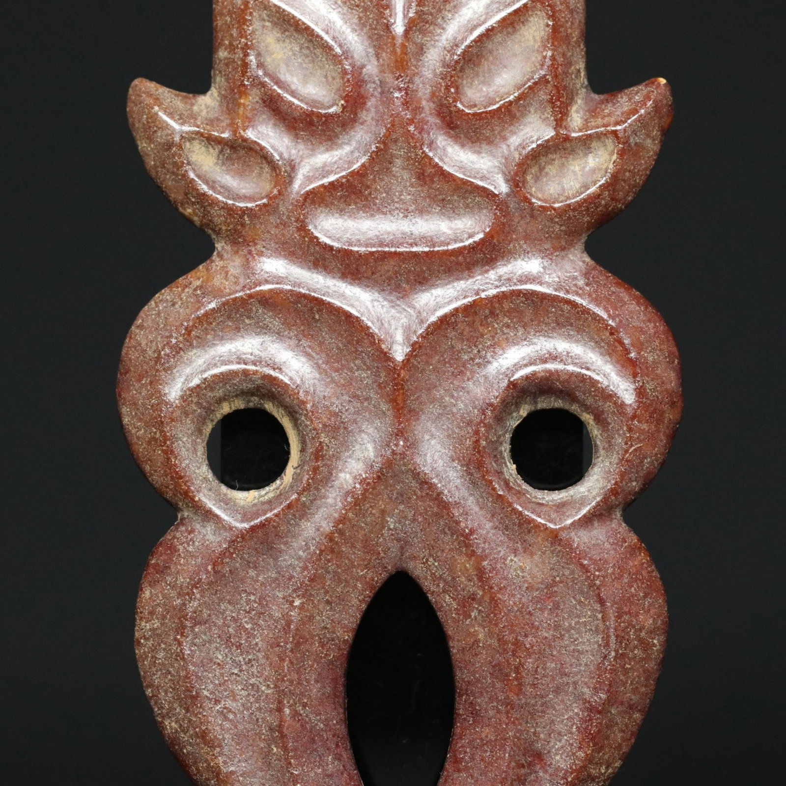 An Exquisite Archaic Jade Figure Pendant - 6
