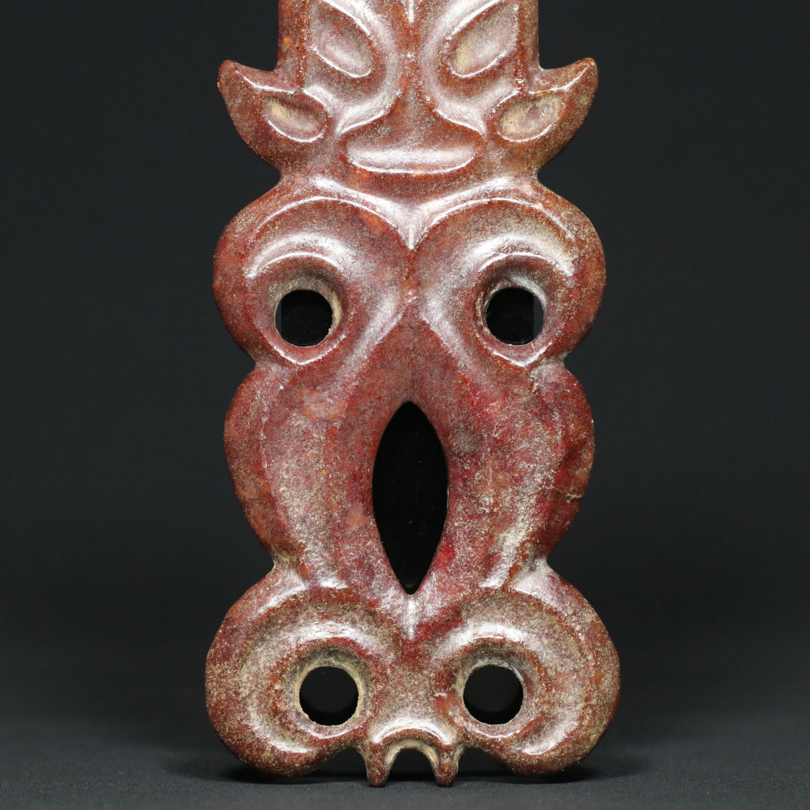 An Exquisite Archaic Jade Figure Pendant - 9